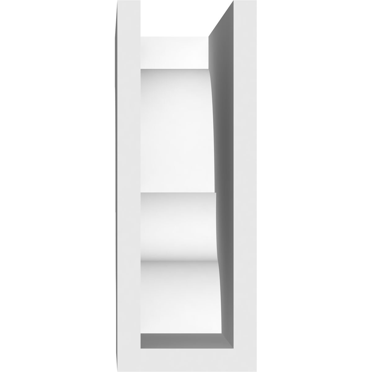 Ekena Millwork RFTP03X08X12ASH Exterior-Brackets-Braces - View #4