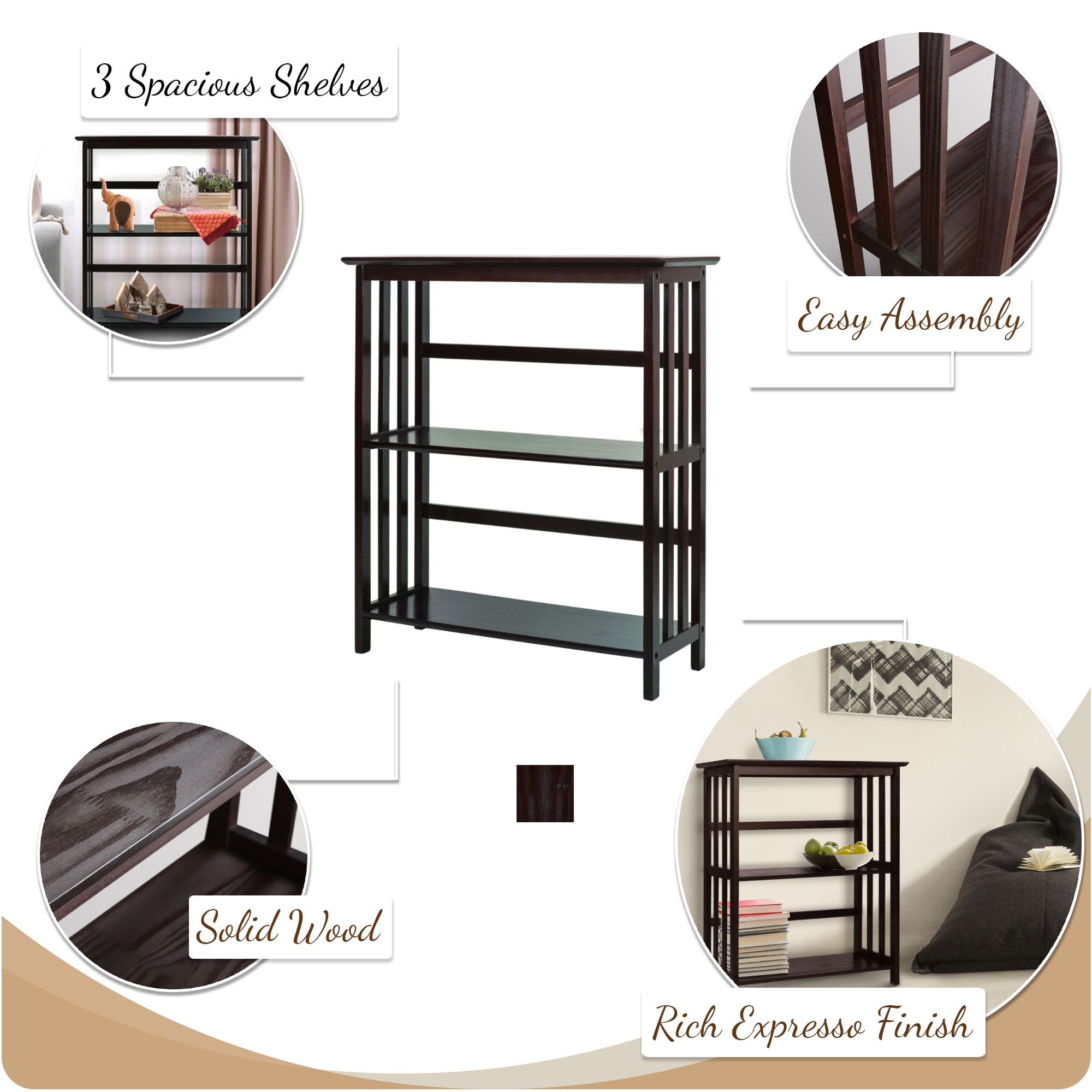 Casual Home 310-83 bookcases - View #12