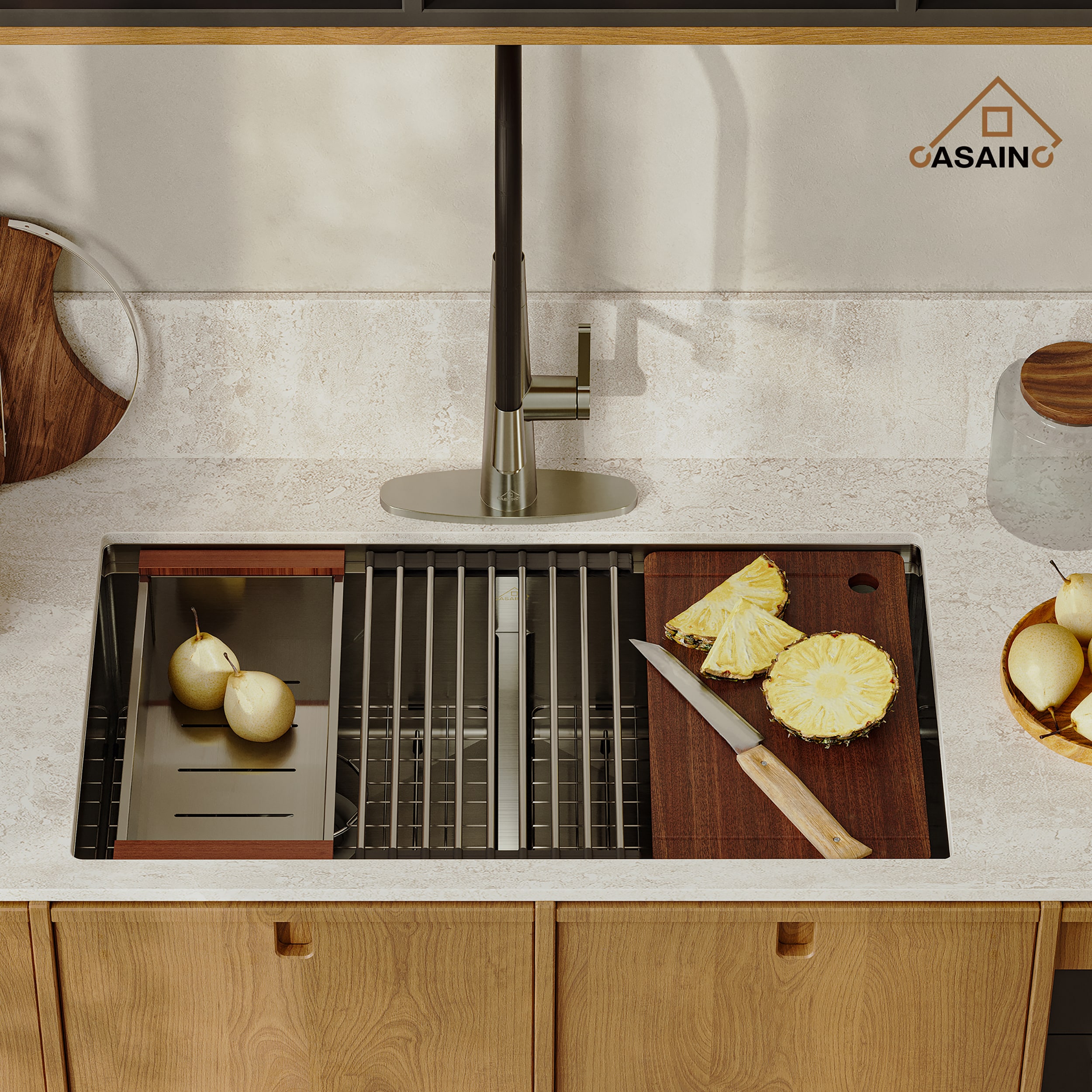 CASAINC CROV-TMSSHG3019 Kitchen-Sinks - View #3