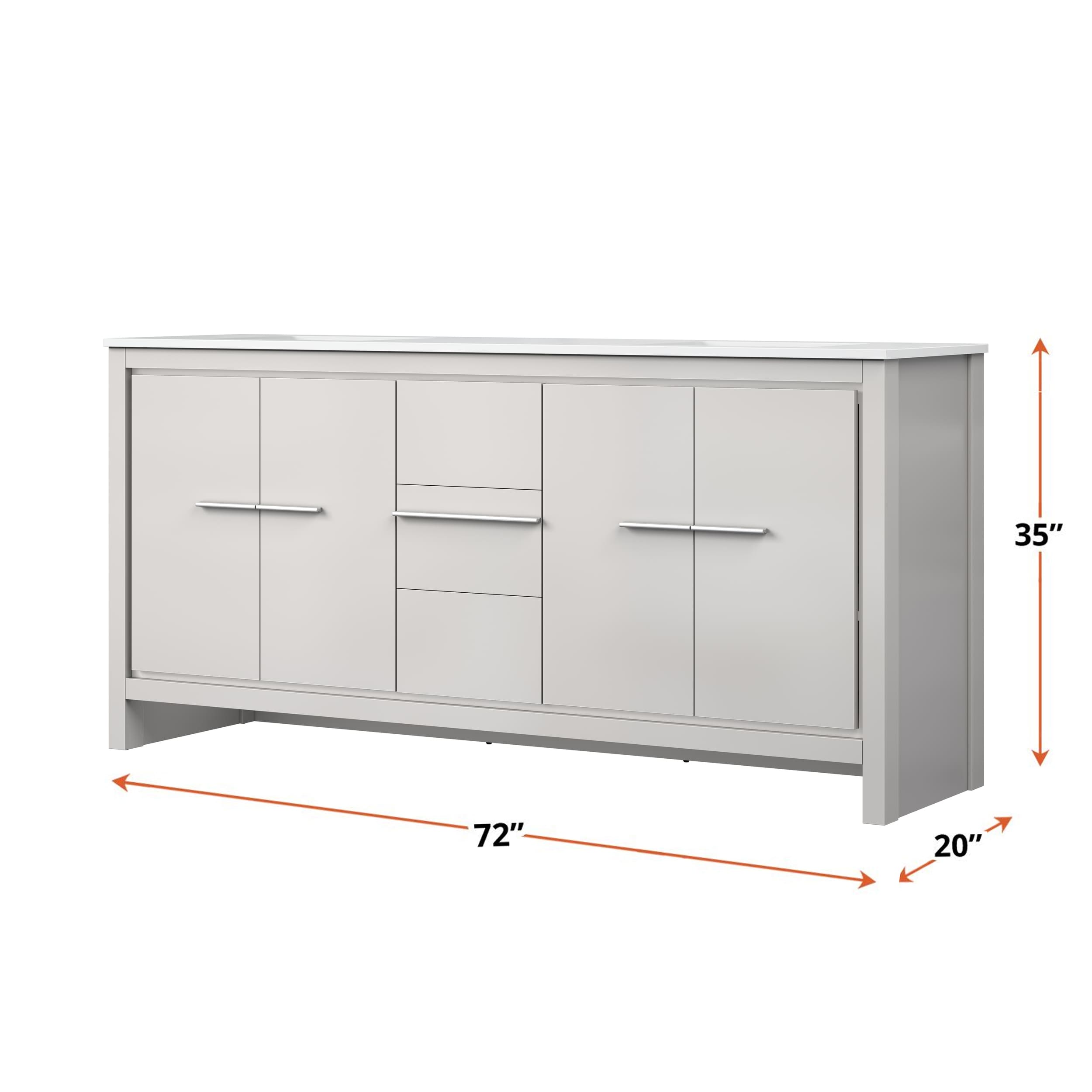 Lexora LVSCSH72DW300 Bath-Vanity-Combo - View #4