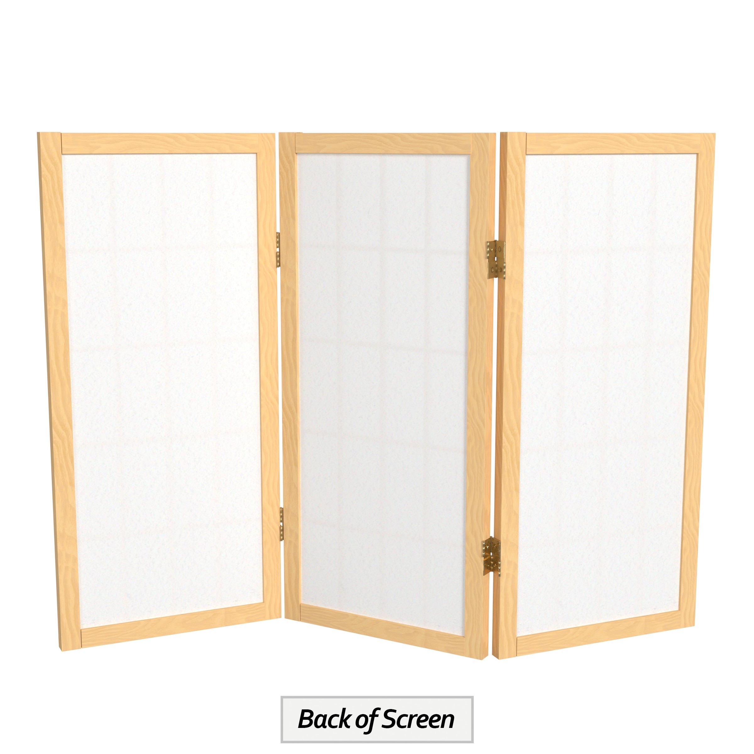 Oriental Furniture WP24-NAT-3P Indoor-Privacy-Screens - View #2