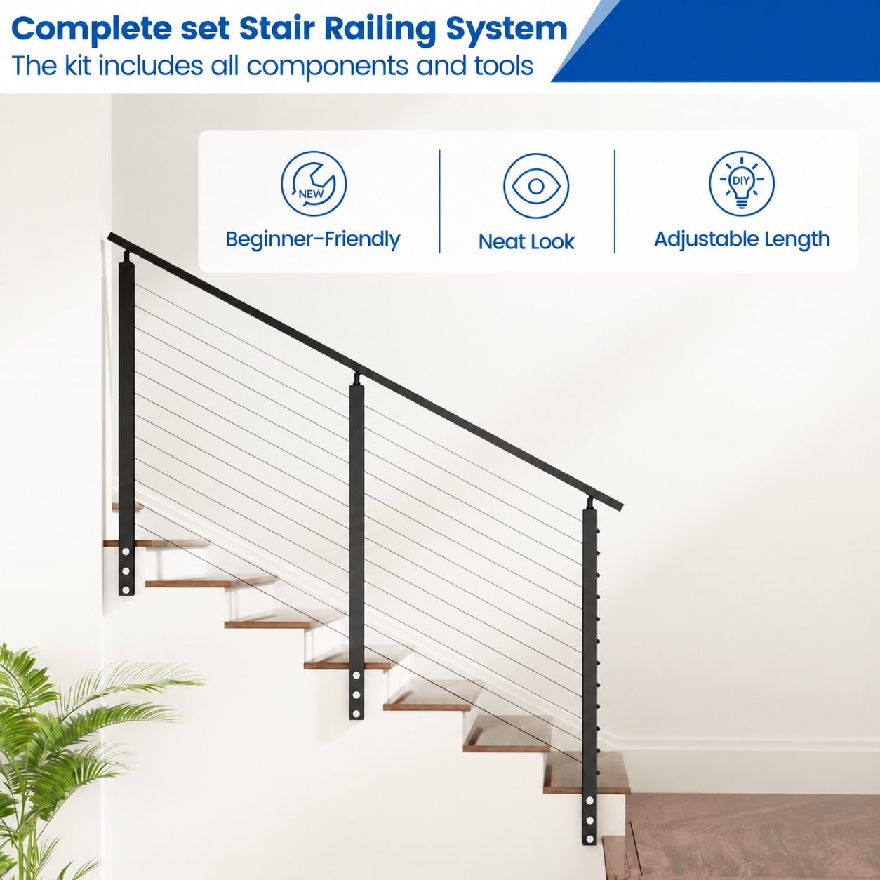 ITOPFOX LIT0821I189 Stair-Railing-Kits - View #3