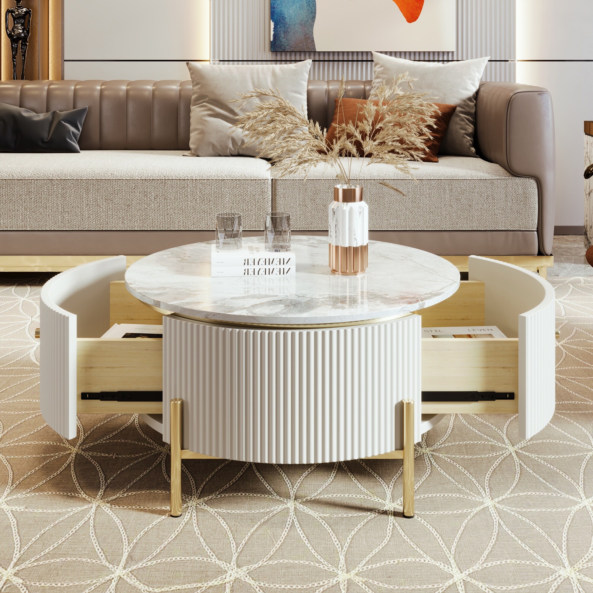 Vorene J-K4E0L3W1UQMT Coffee-Tables - View #4