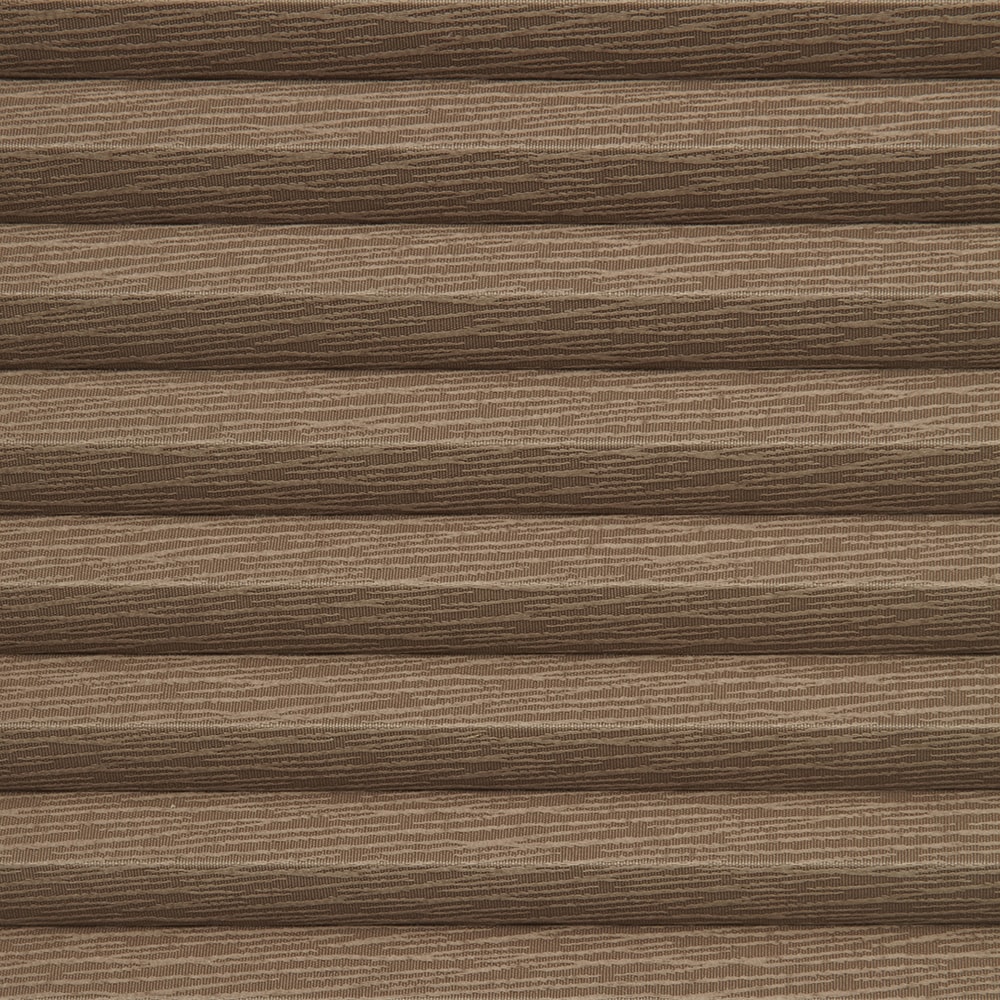 LEVOLOR 1923781 Tree Bark Toffee Light filtering Polycotton 9/16-in Single Cellular shade swatch