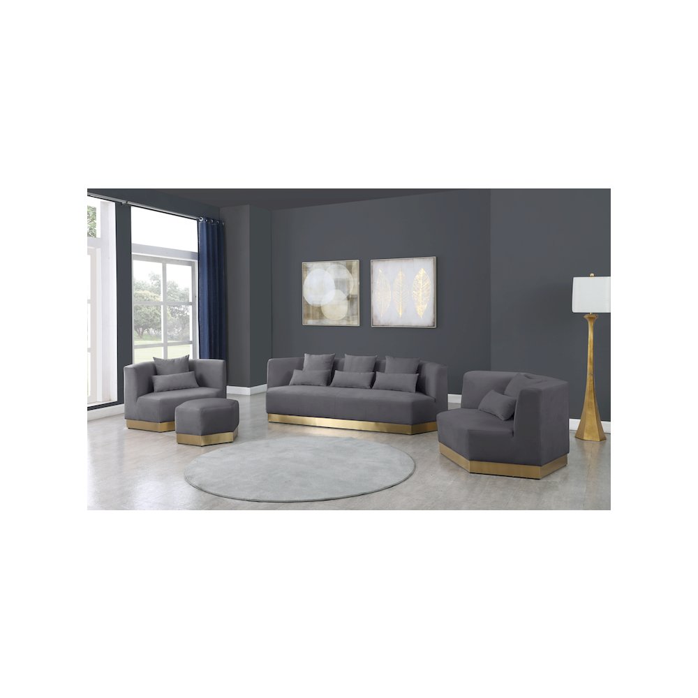 Meridian 600GREY-OTT Indoor-Ottomans - View #5