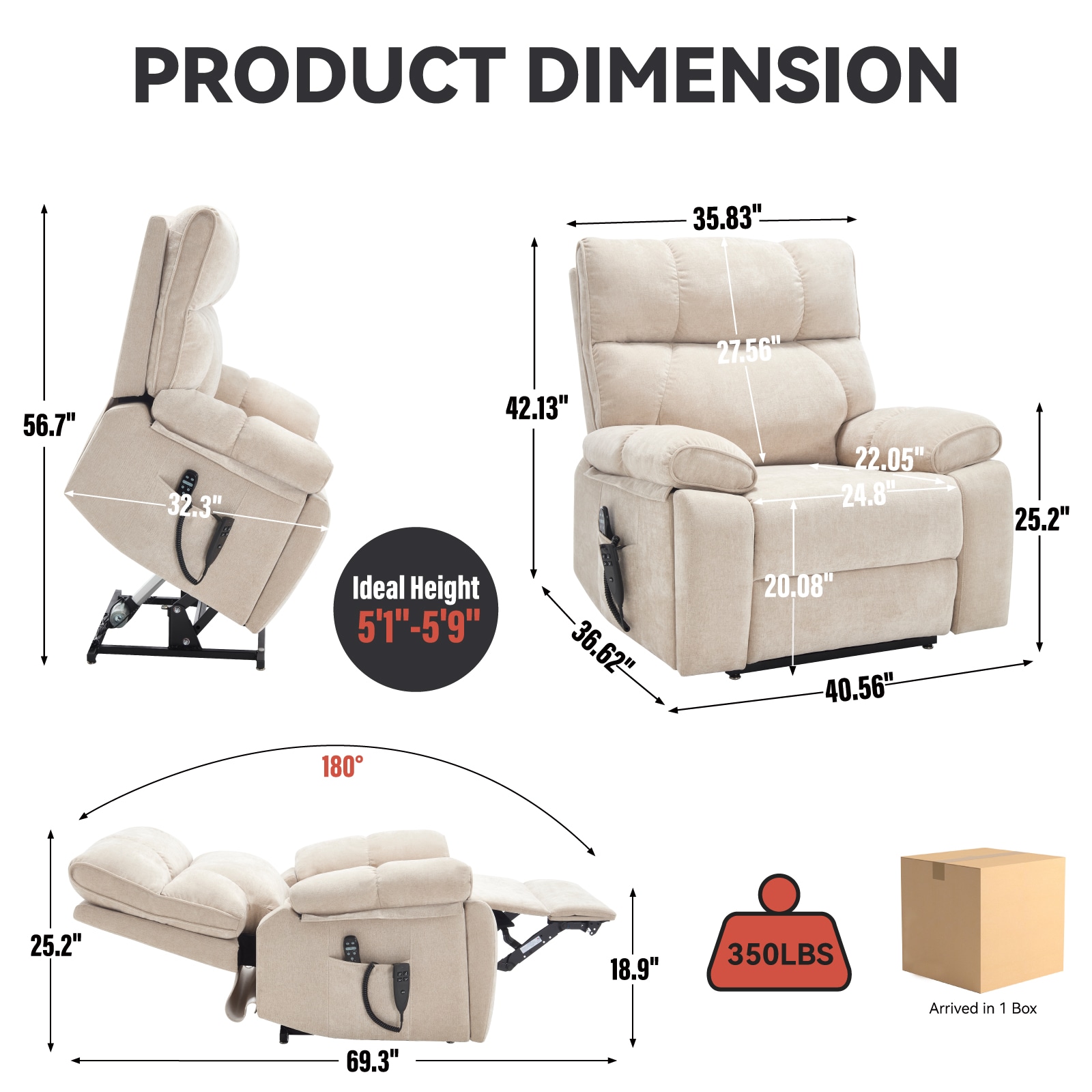 Mondawe MD-TP59AAD recliners - View #9