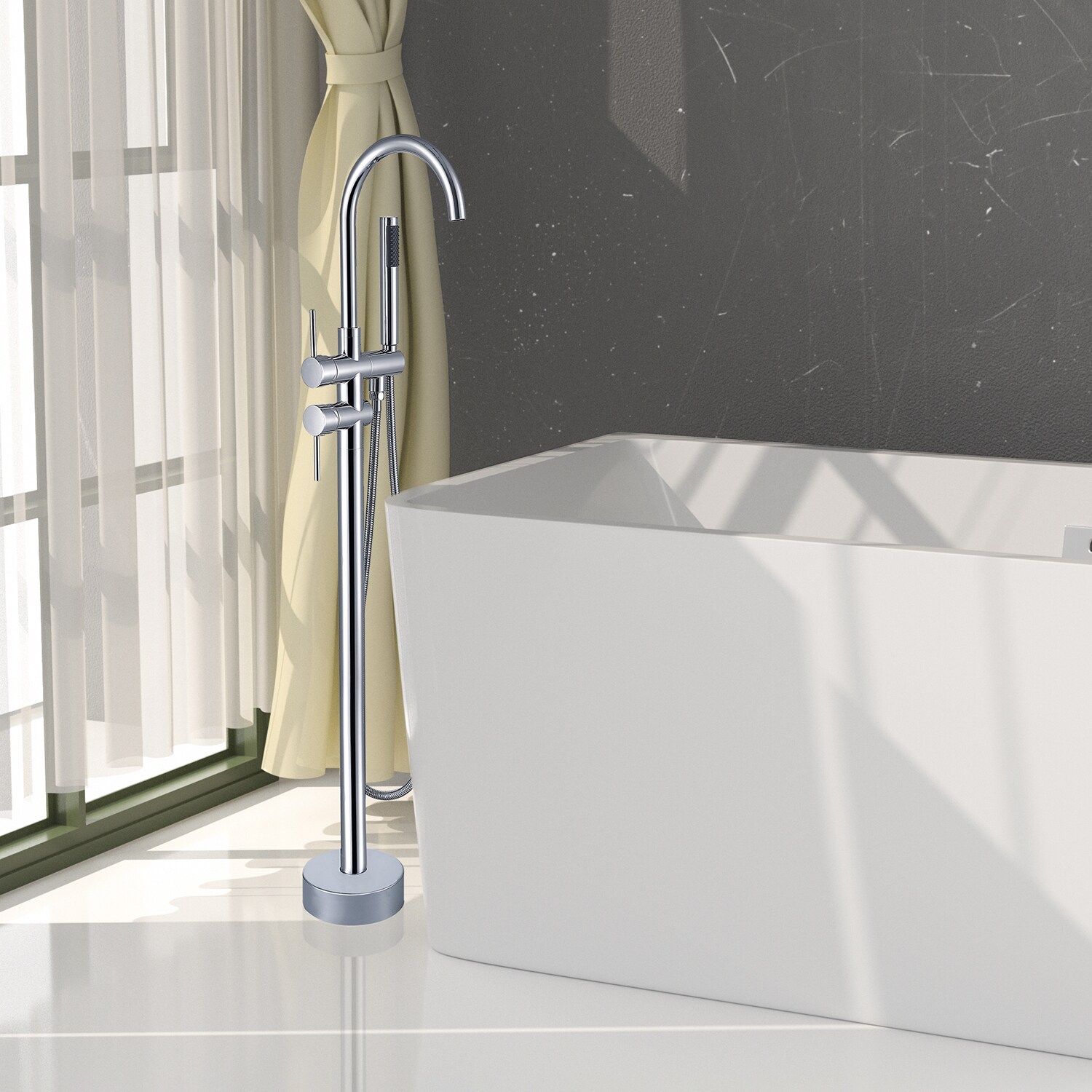 Maincraft HHK212CH Roman-Tub-Faucets - View #3