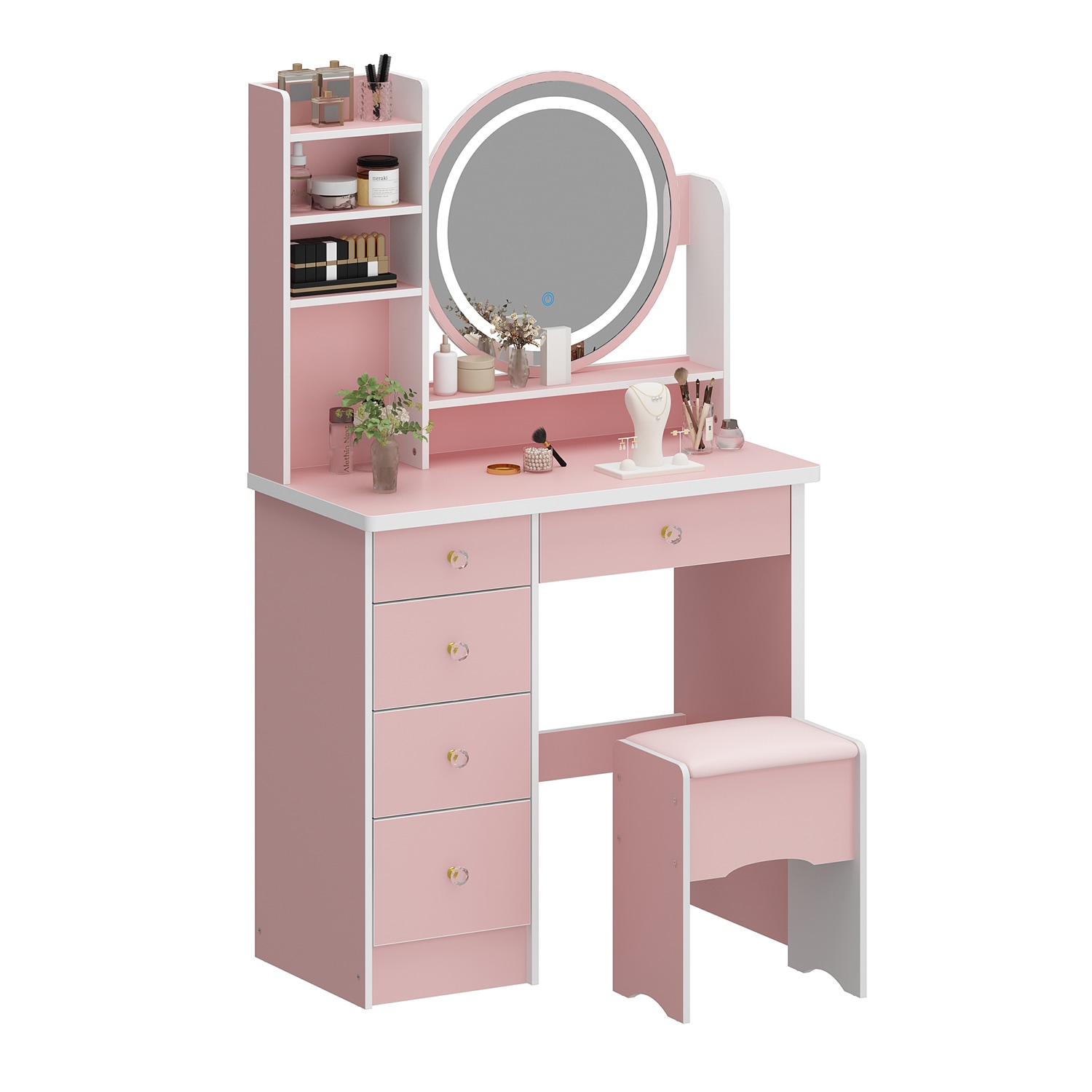 FUFU&GAGA LJY-JWL0095-04 Bedroom-Vanities - View #4
