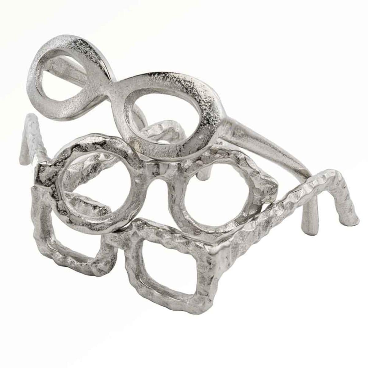 HomeRoots 354795 Gold Aluminum Modern Sculpture