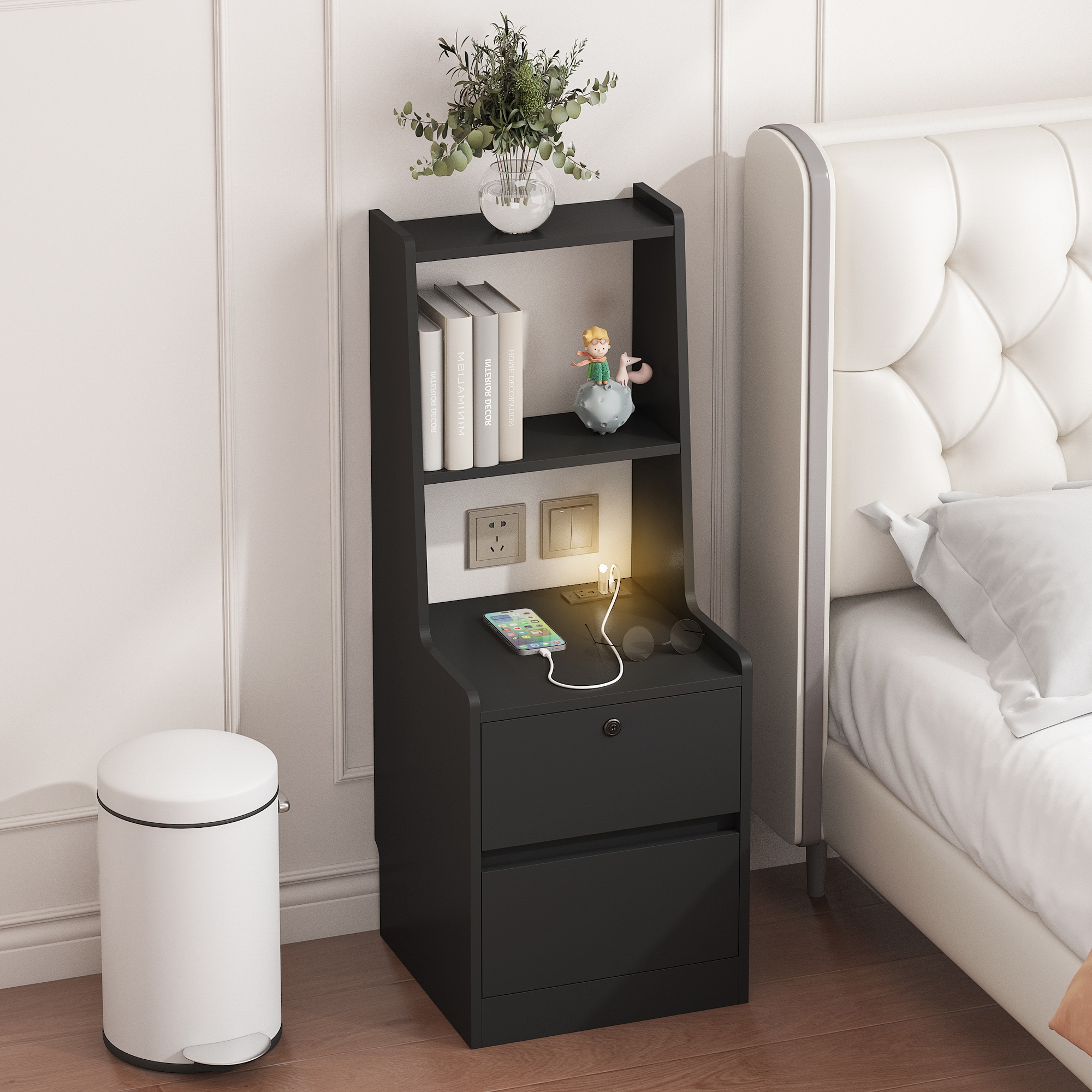 SINOFURN SYA440025BK nightstands - View #9