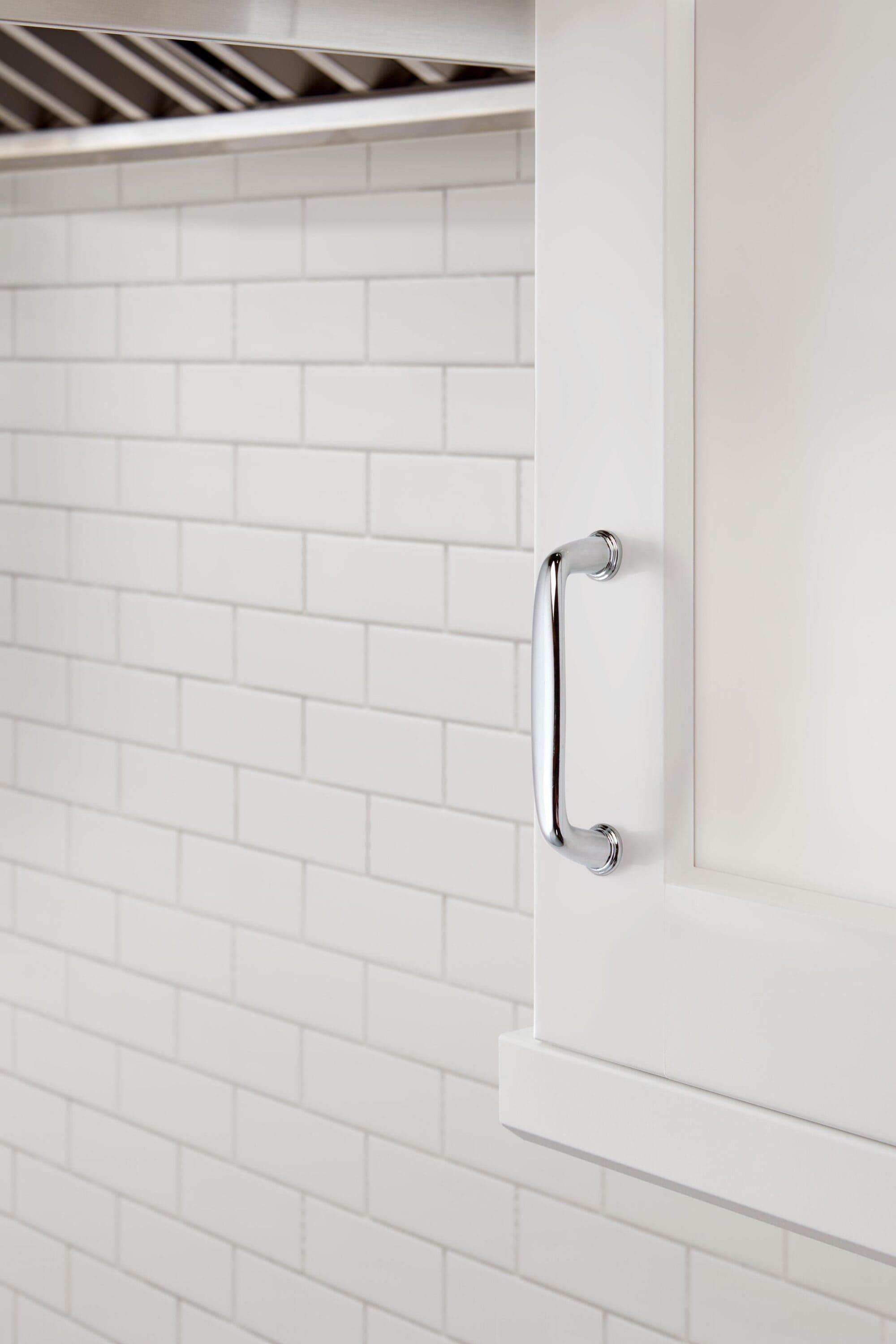 Polished Chrome 3-3/4" Cabinet Drawer Pull Bar