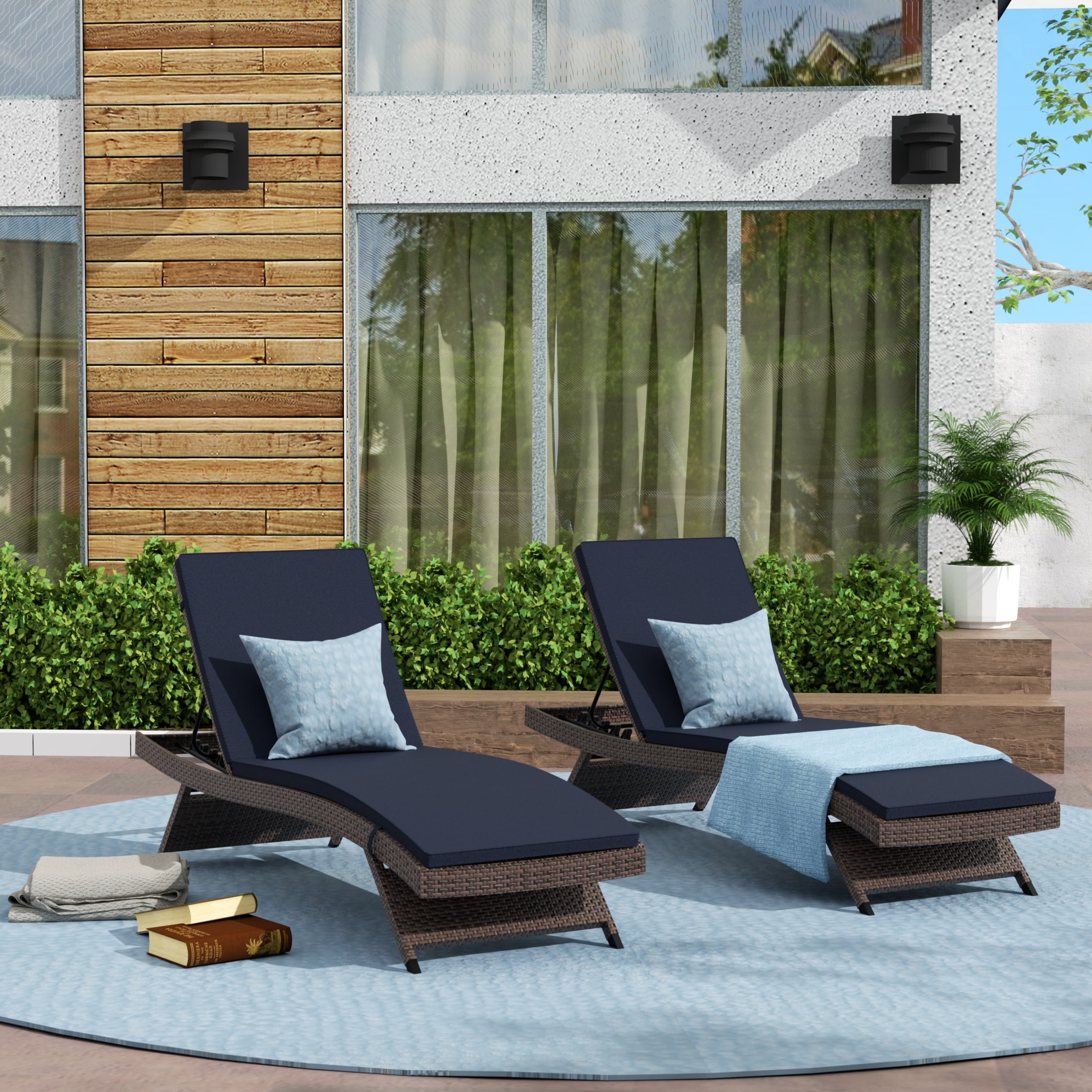 Westin Furniture OD3002-NB Patio-Furniture-Cushions - View #3