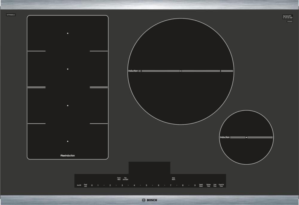 Bosch NITP068SUC 30-in Black Induction Cooktop