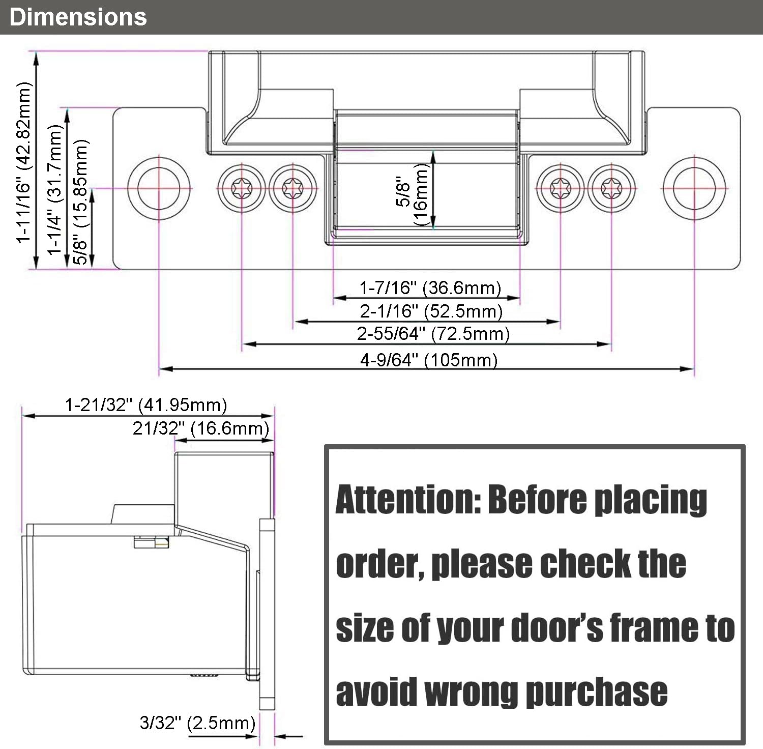 Ahfiwaso LAH0713H021 Electronic-Door-Locks - View #4