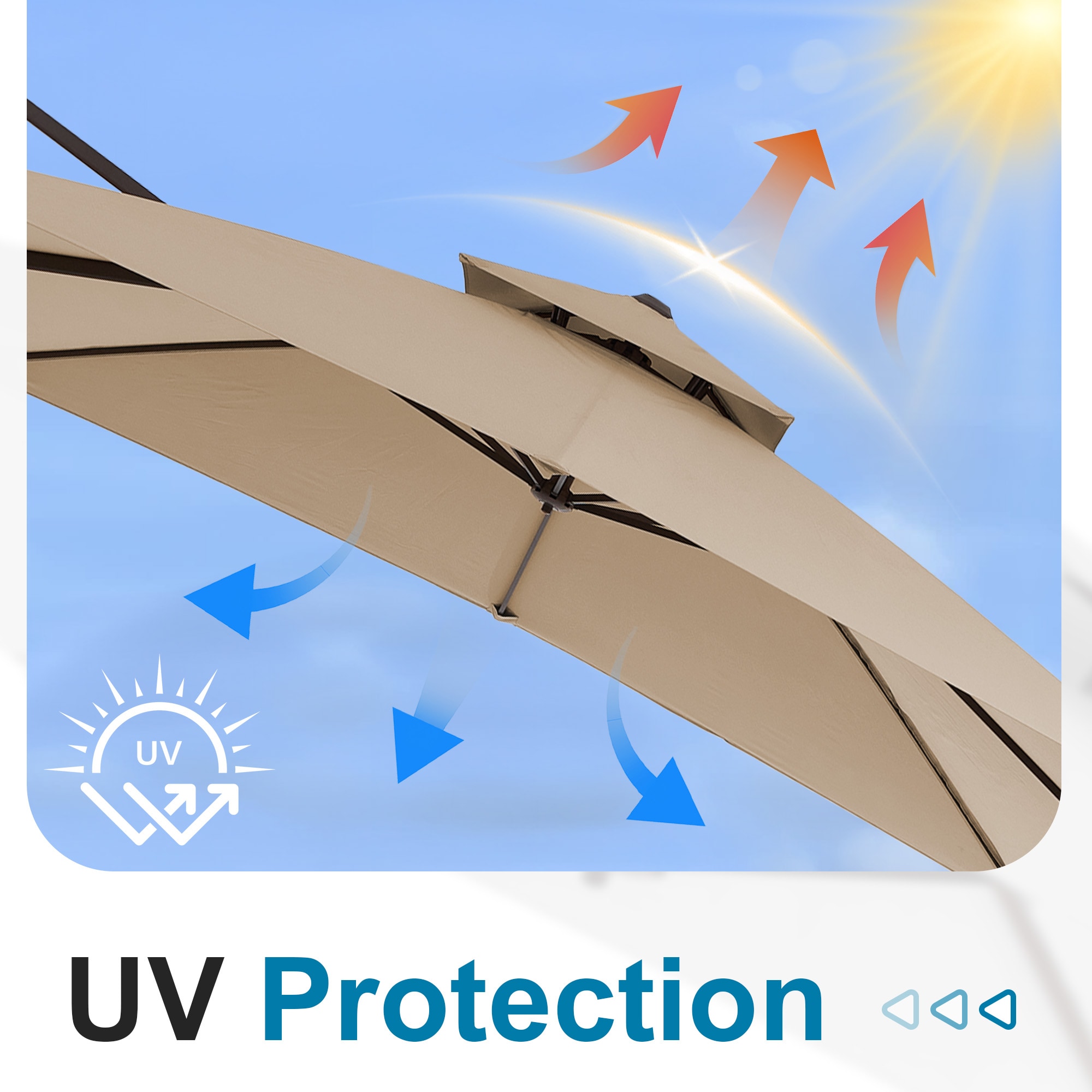 VOUA JYLM-9X9-BE Umbrellas-2 - View #5