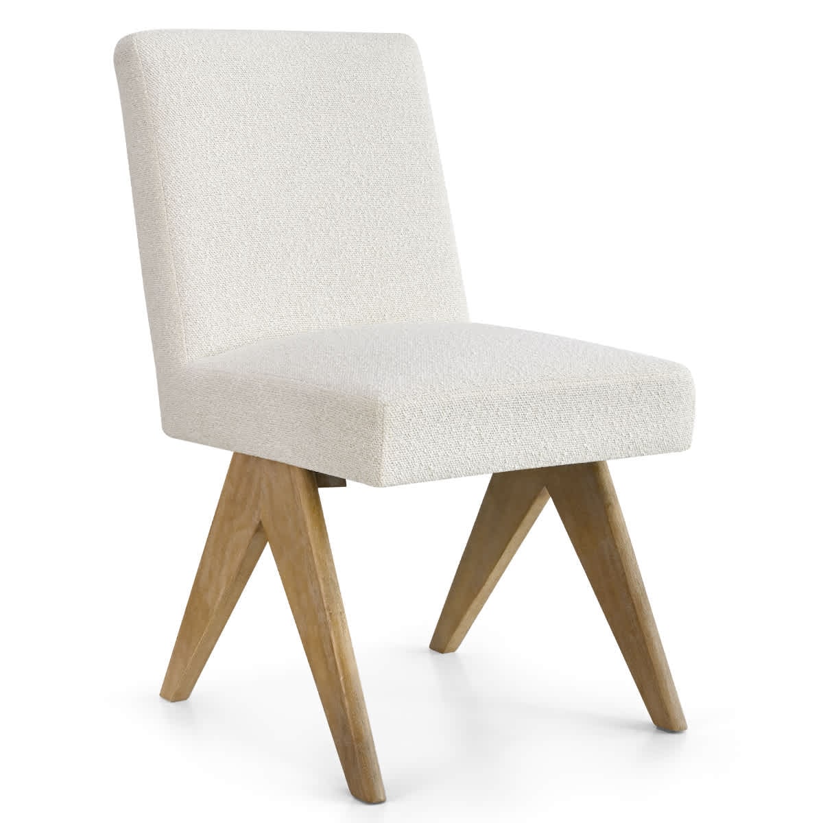 Maison Boucle MORGAN-CHAIR-CREAM-4 Dining-Chairs - View #4