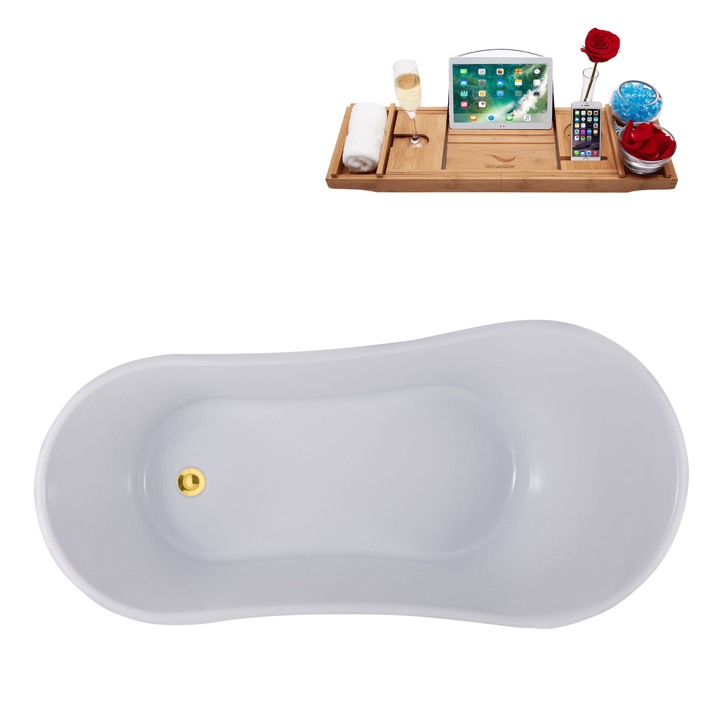 Streamline N367GLD-IN-GLD bathtubs - View #6