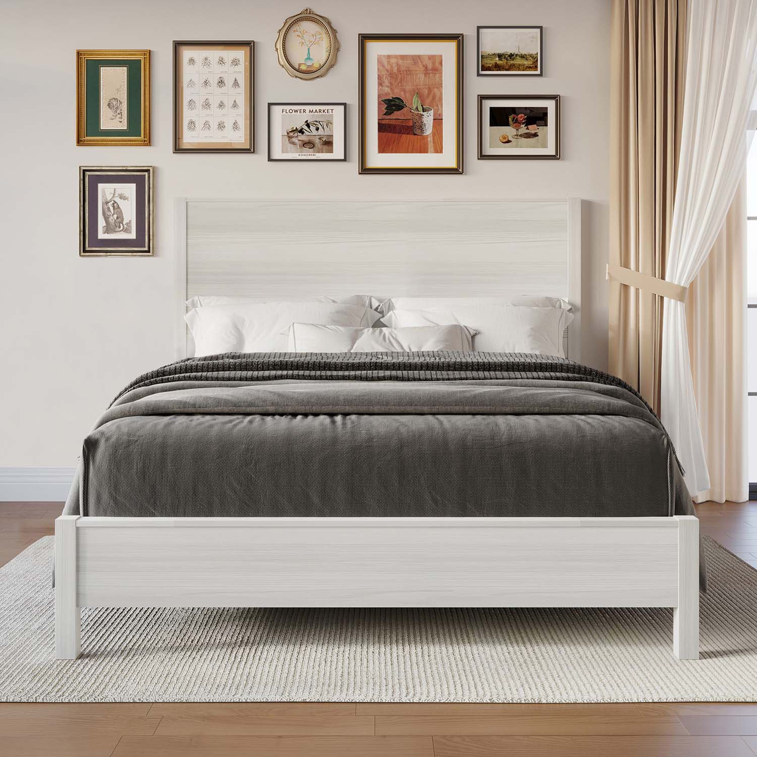 CasePiece C90217QPB-LGY-WD beds - View #2