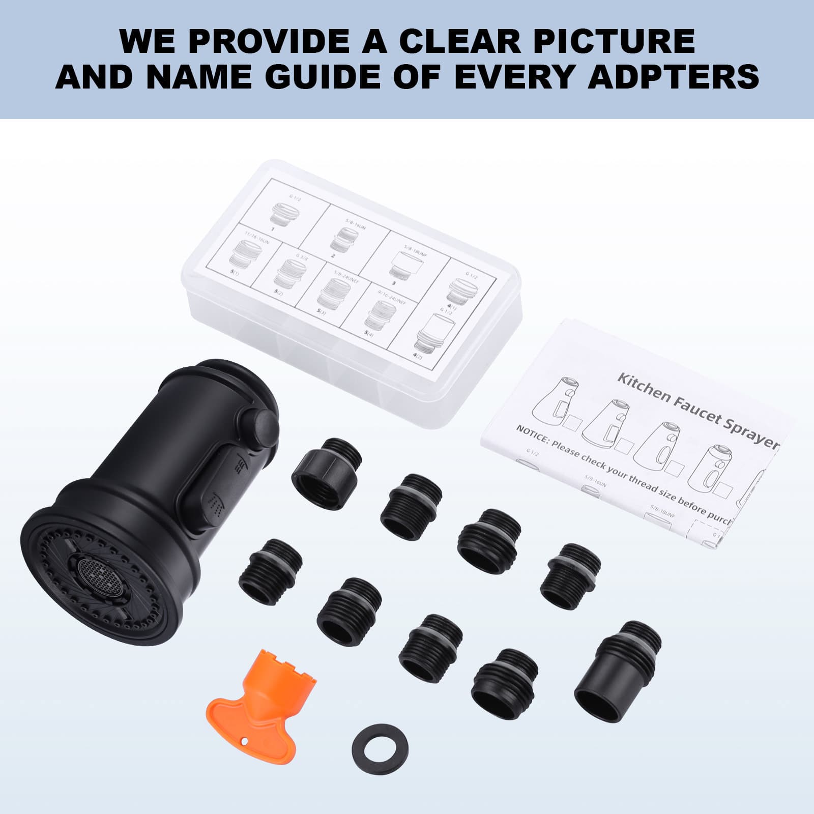 ALEASHA AL-7H25B Faucet-Spray-Hoses-Accessories - View #7