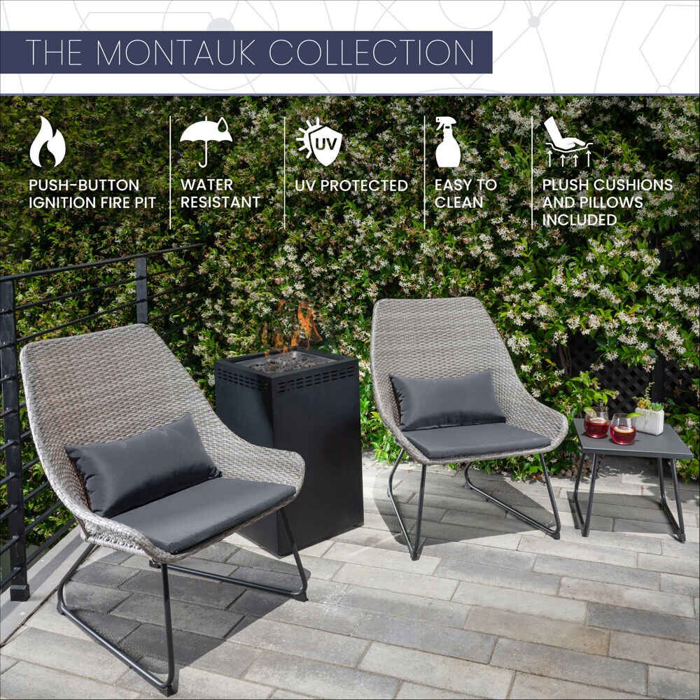 Mod Furniture MONTK4PCGFP-GRY Patio-Conversation-Sets - View #2