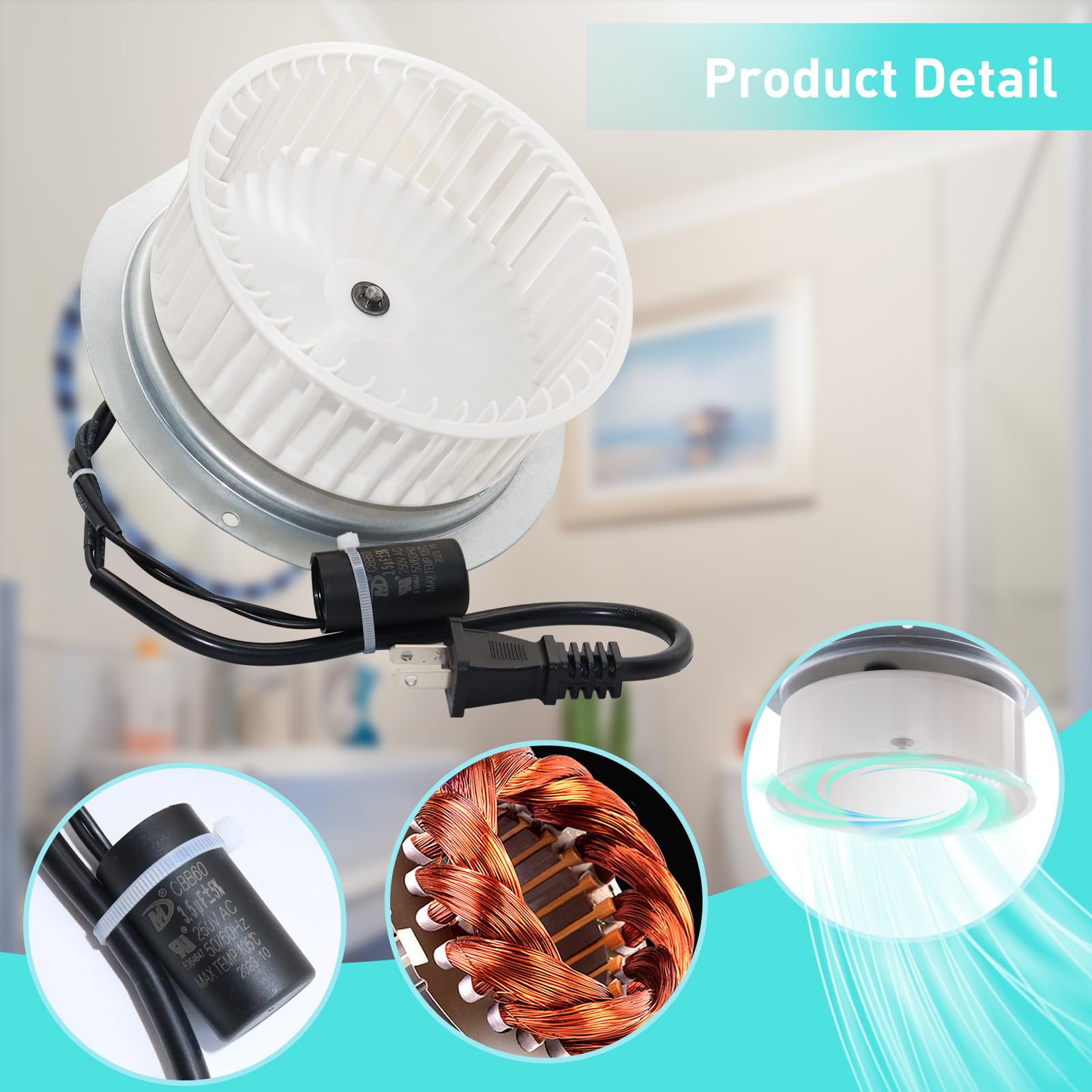 Afoxsos LAF0309F47 Bath-Fan-Access - View #4