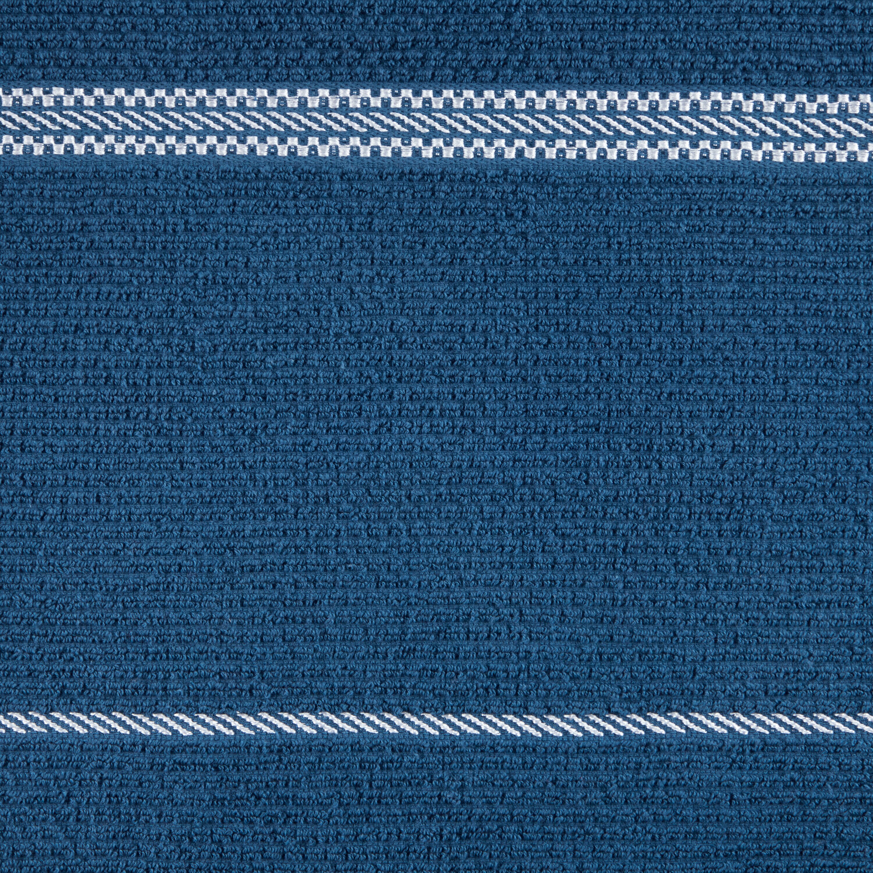 Martha Stewart Everyday Blue Striped 2-Piece Kitchen Towel Set