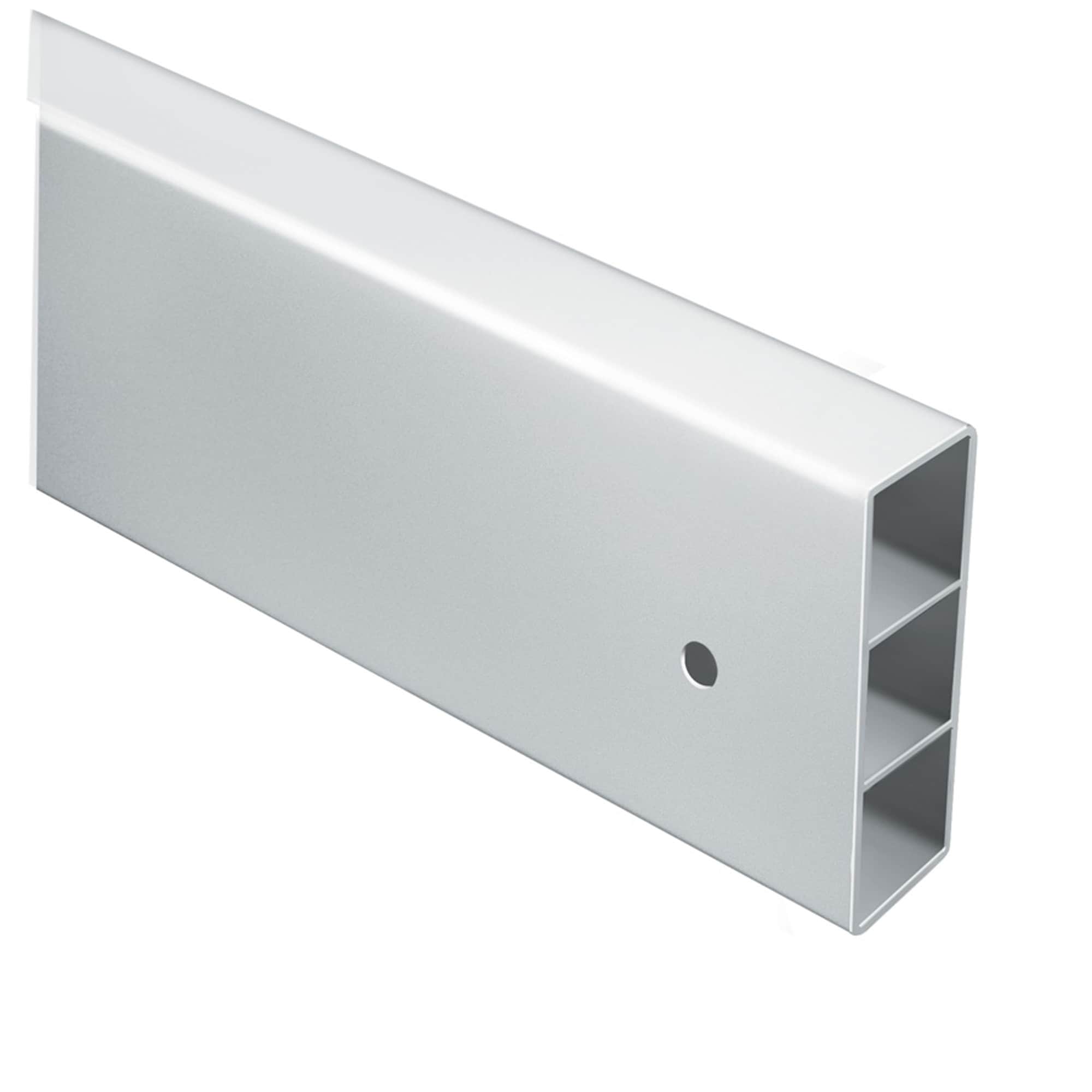  73063901 8-ft H x 5-in W White Vinyl Fence rail (Unassembled)