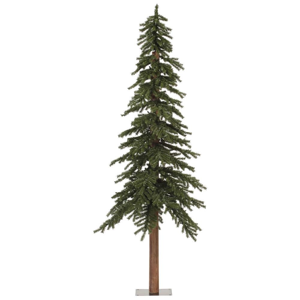 Vickerman 8-ft Unlit Artificial Alpine Christmas Tree - Full Shape ...