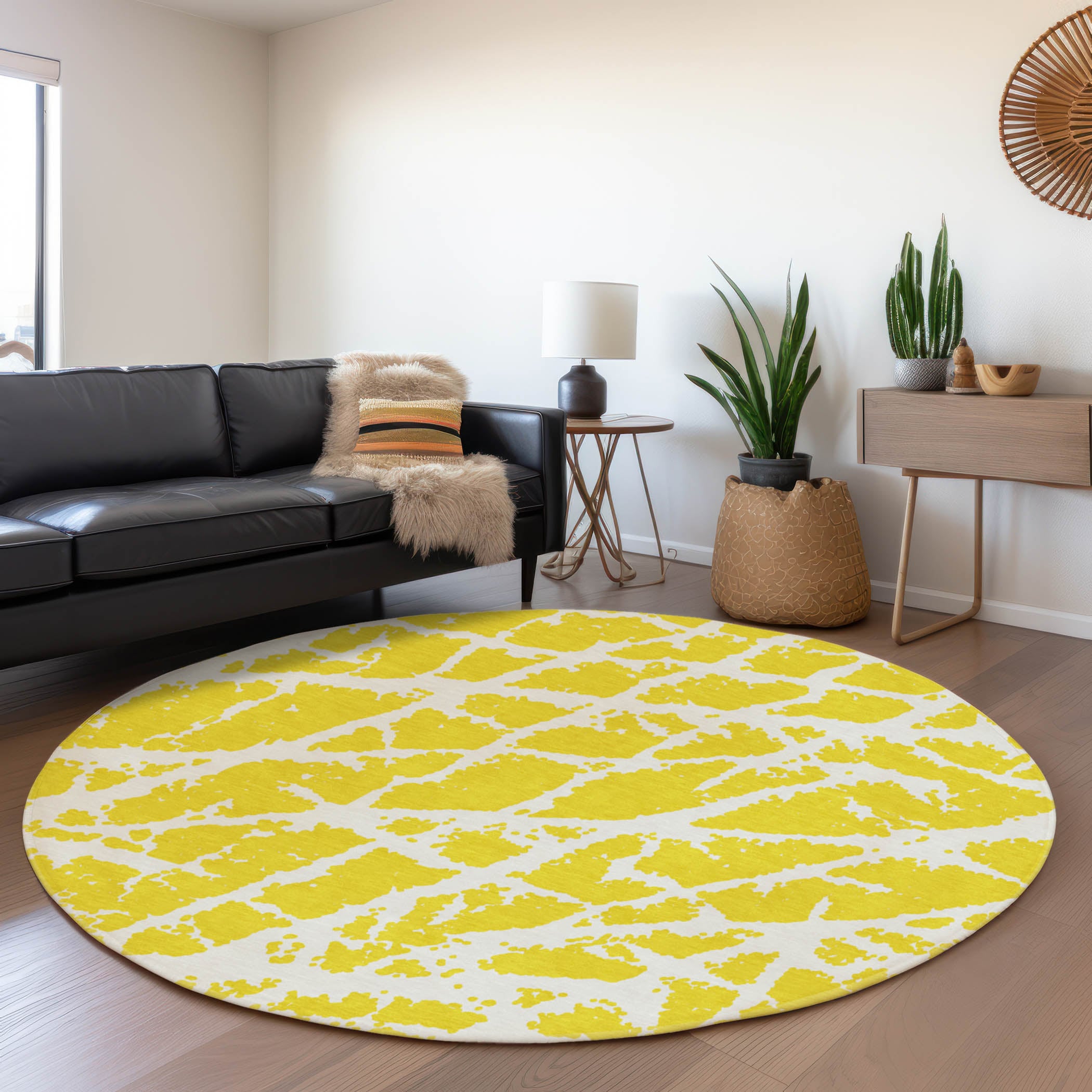 Addison Rugs AMF528IV8X10 Mayfield AMF528IV 8 x 10 (ft) Loomed Polyester Ivory Rectangular Indoor Abstract Machine washable Area rug