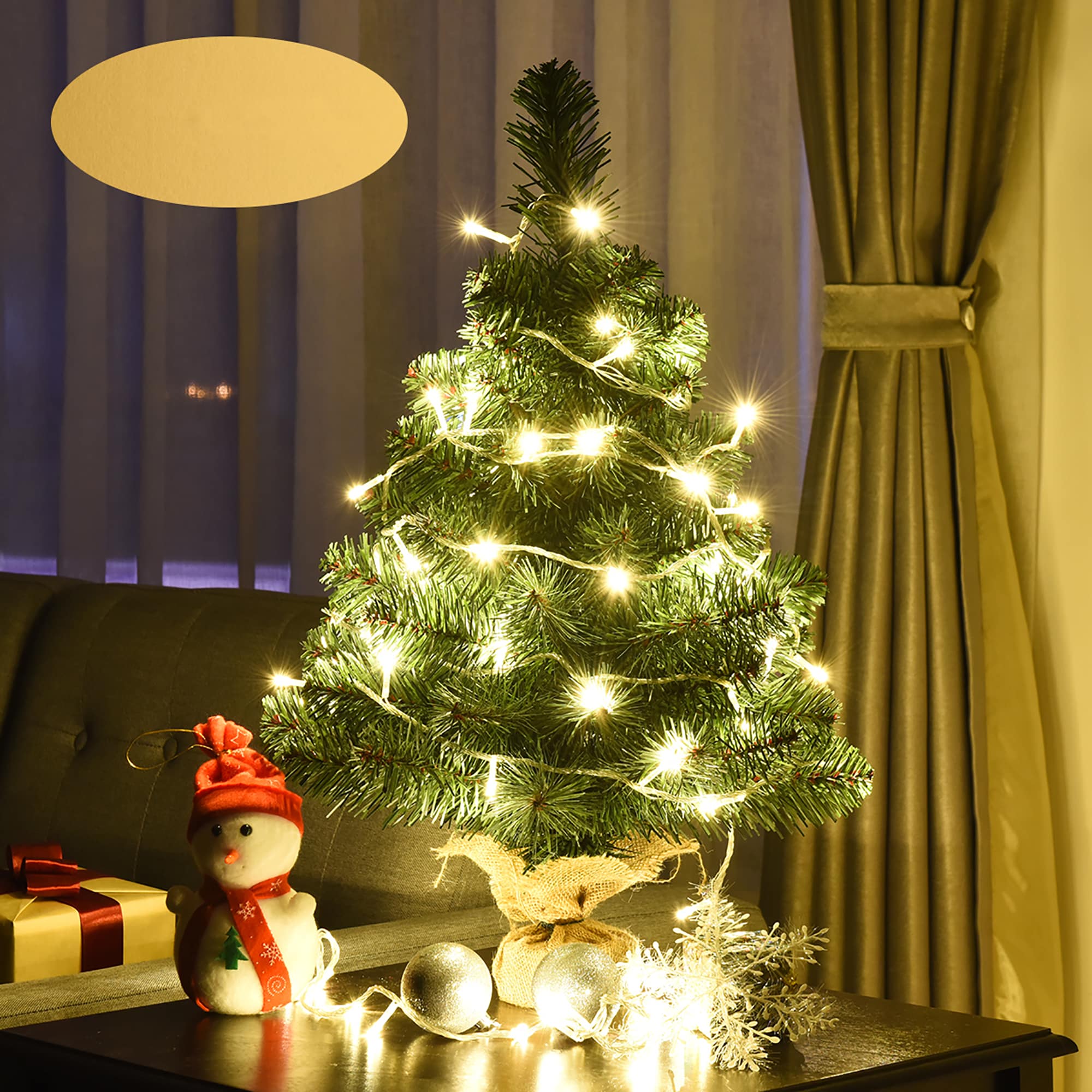 Costway CM20721 Artificial-Christmas-Trees - View #5