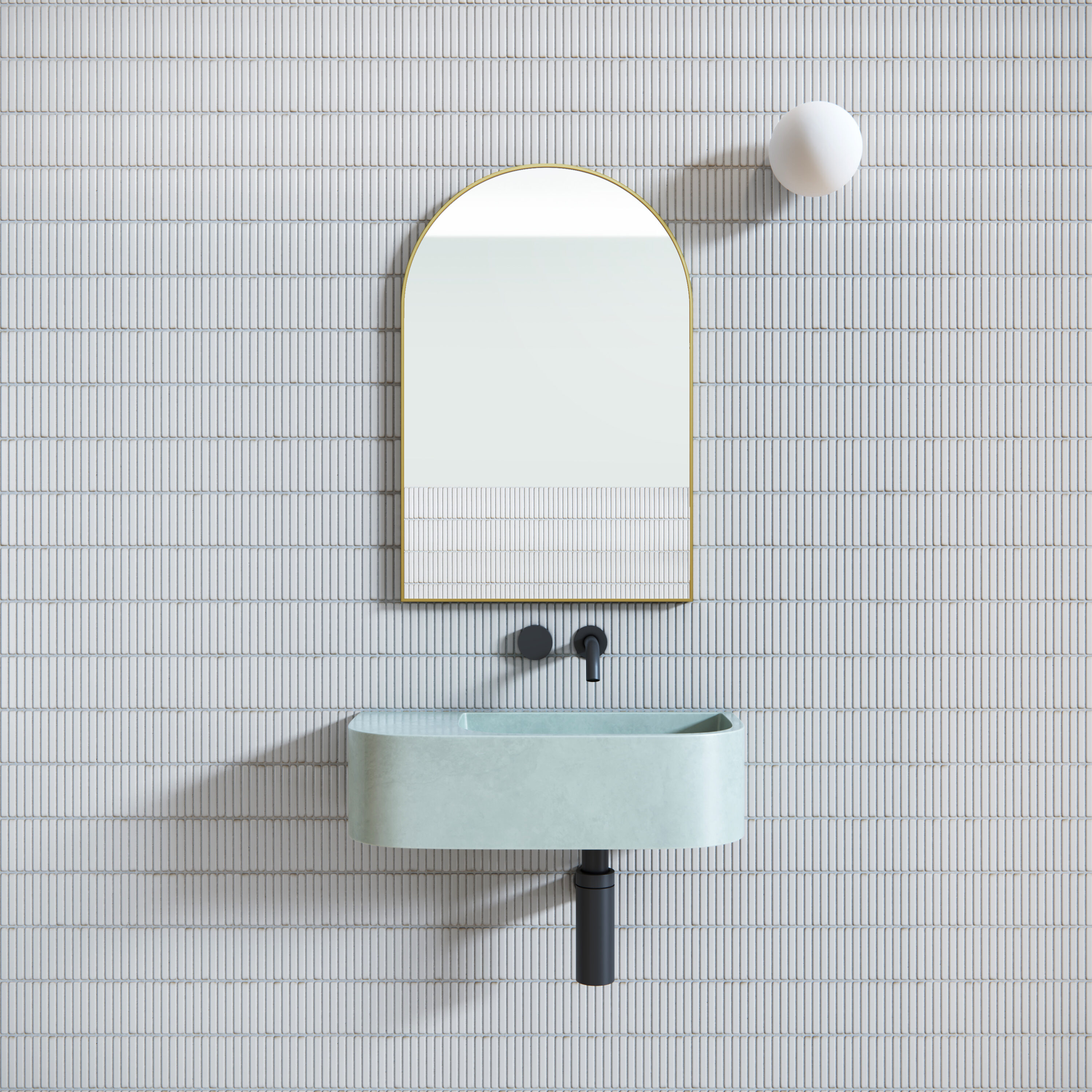 Glass Warehouse MF-ARC-30X20-SB Decor-Mirrors - View #3