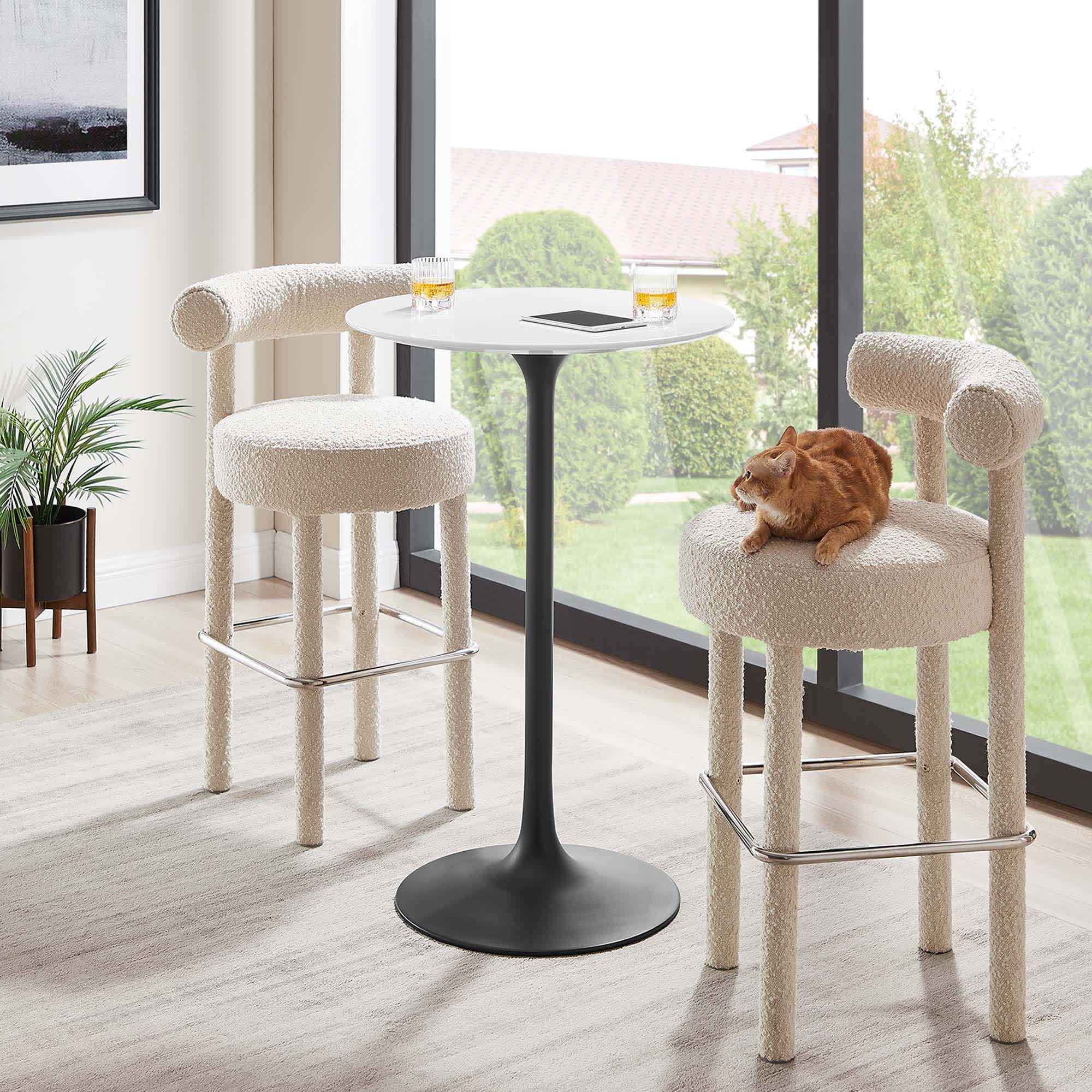 Modway EEI-3545-BLK-WHI Dining-Tables - View #7