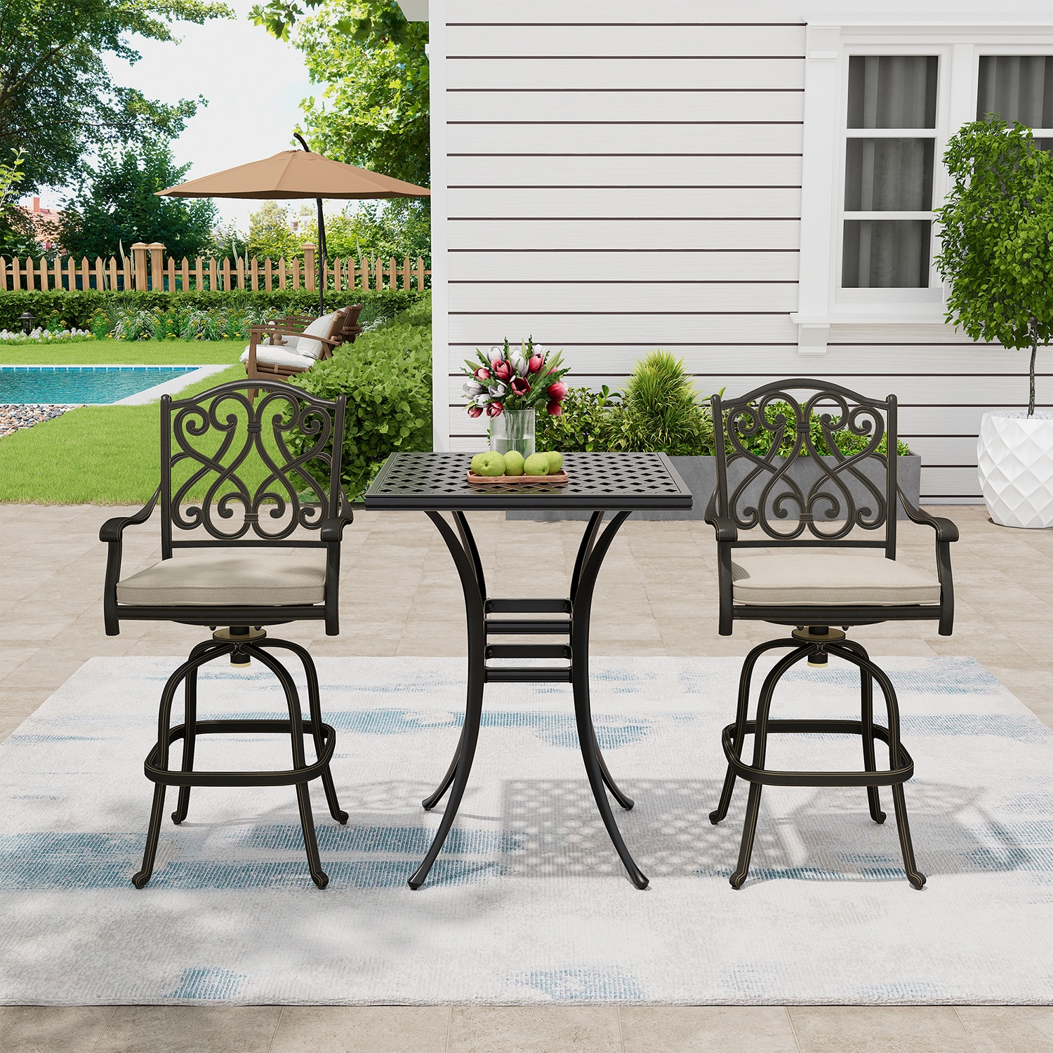 Mondawe MO-LD29GB3PS-BE Patio-Dining-Sets - View #4