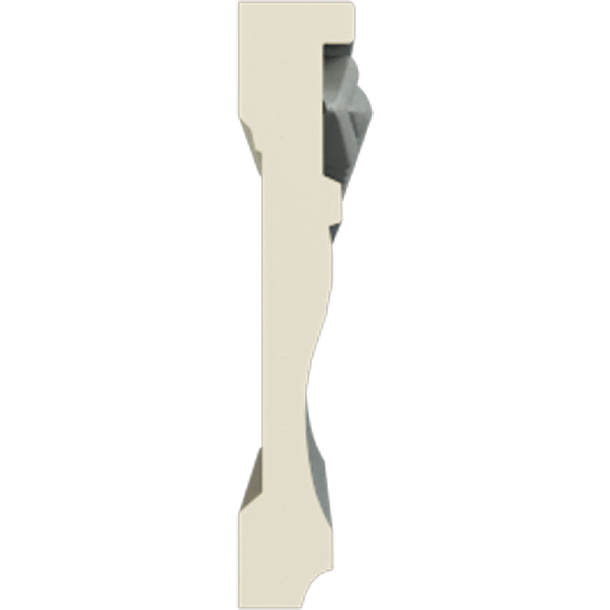 Ekena Millwork CHA02X00FE-CASE-8 Chair-Rail-Moulding - View #3