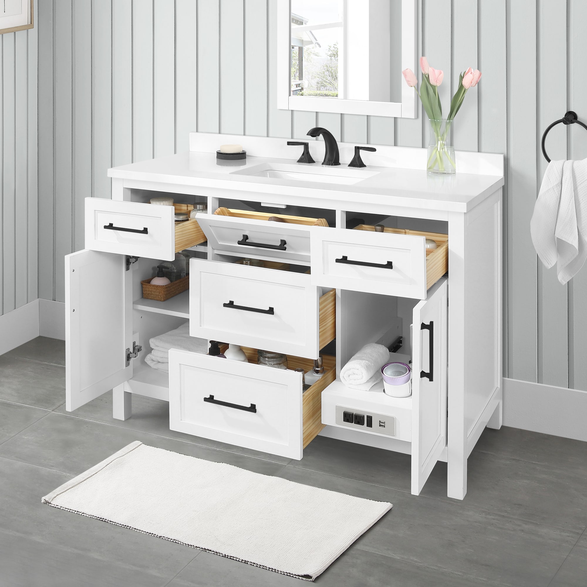 allen + roth BRINKHAVEN-48W Bath-Vanity-Combo - View #5