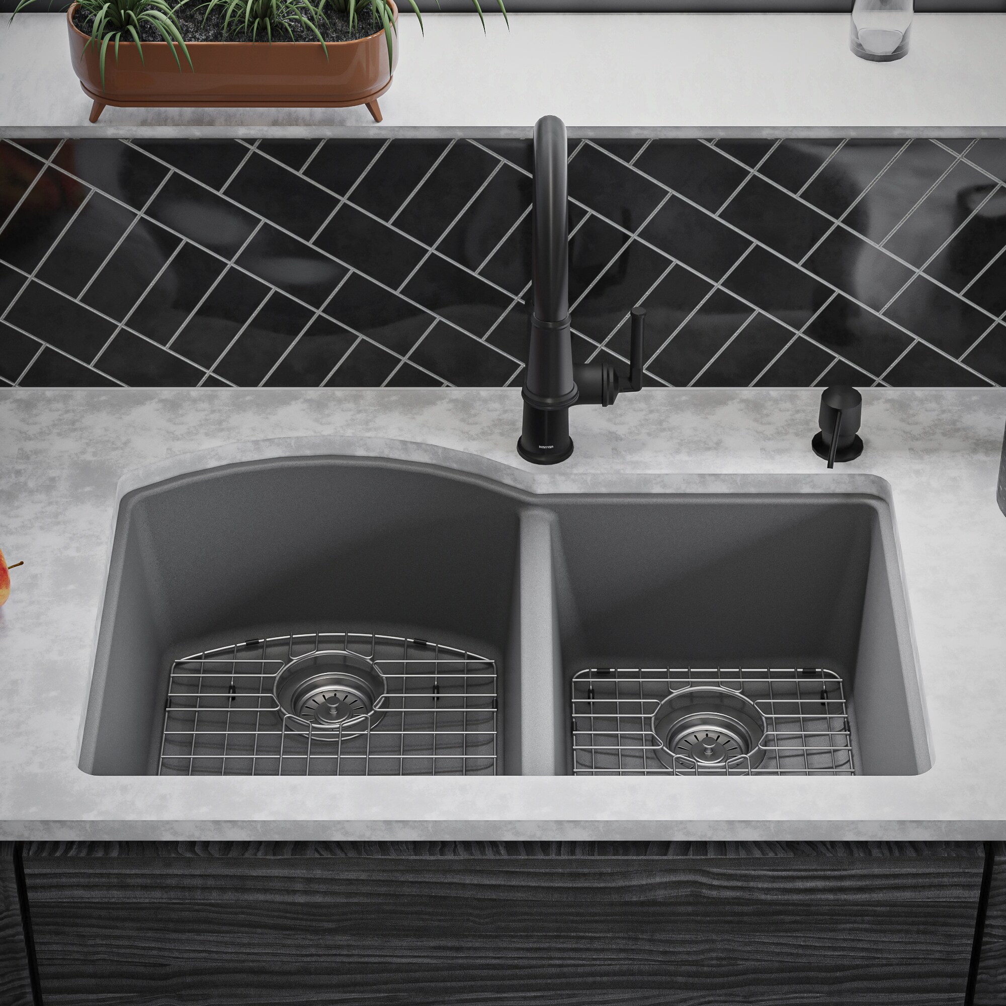 Karran QU-610-GR-PK1 Kitchen-Sinks - View #12