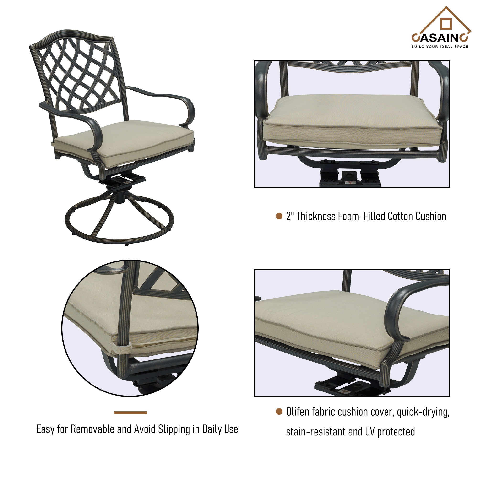 CASAINC CA-IVY209-1112 Patio-Dining-Sets - View #7