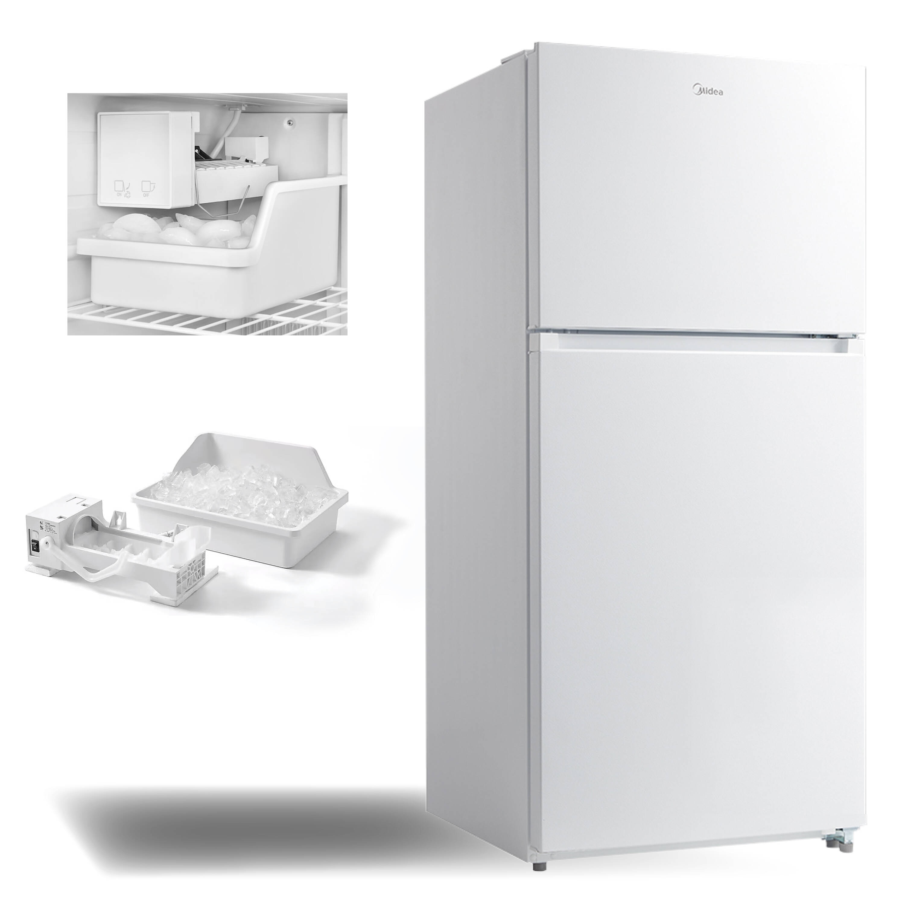Midea MRT18D3BWW Top-Freezer-Refrigerators - View #16