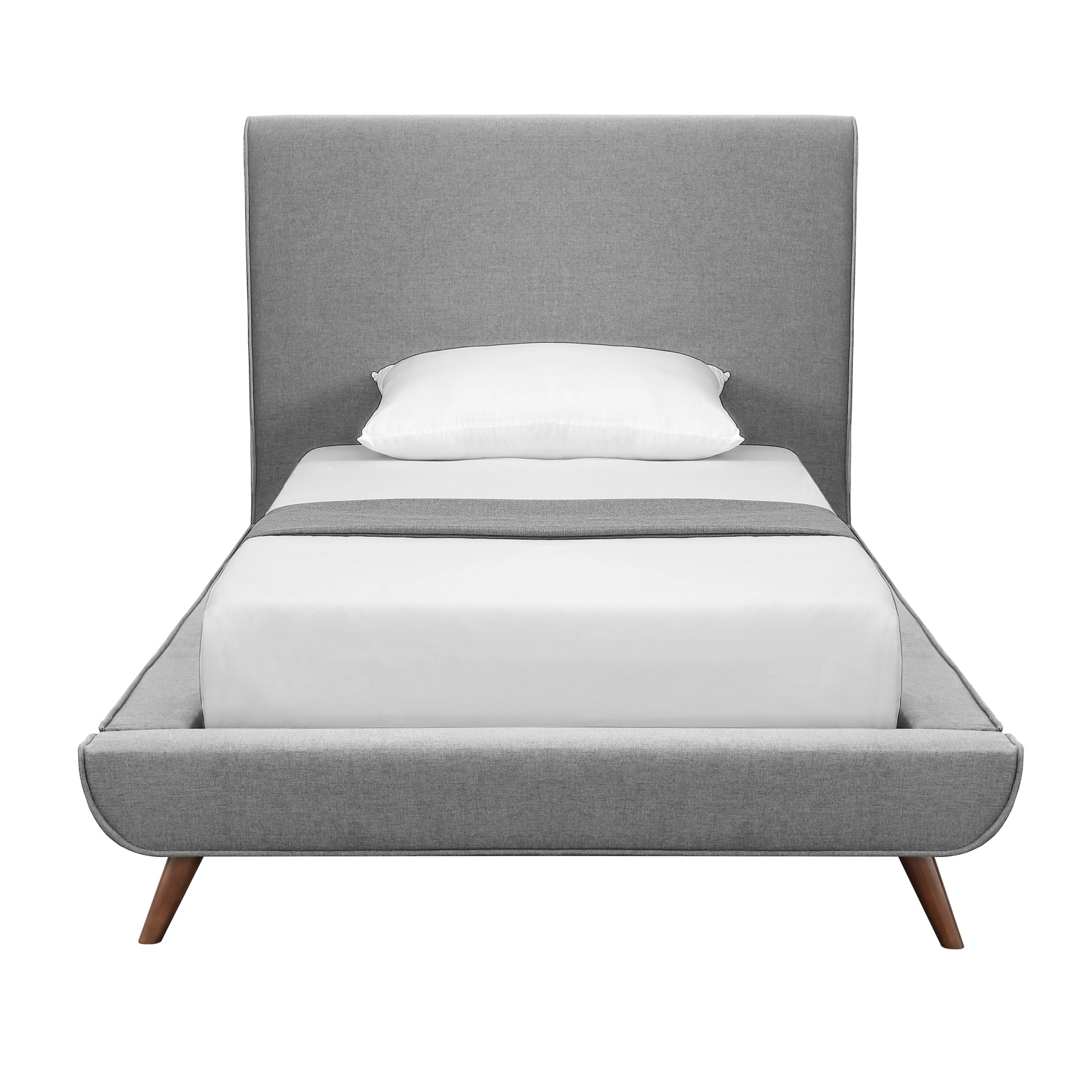 Loft Lyfe LBD142-03GRT-LS Samuele Grey Twin Wood Bed frame Bed