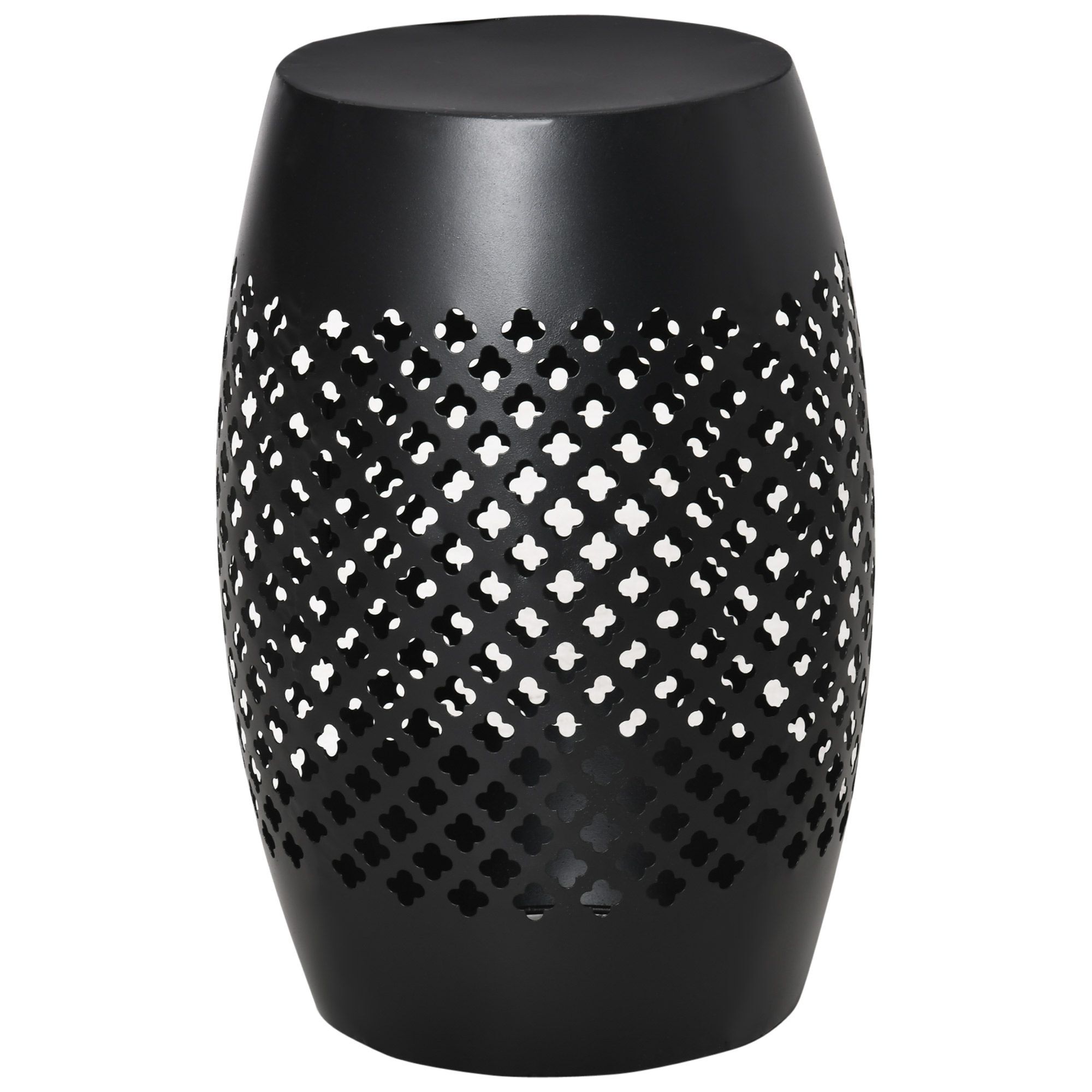 Miki Shinly AB-2500-117JJ Round Side Table Round Outdoor End Table 12.5-in W x 12.5-in L