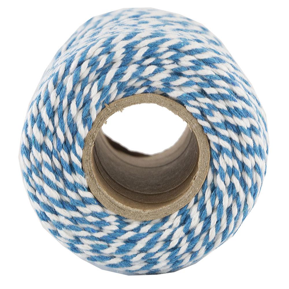 JAM Paper 327-ft Blue and White Baker's Twine Jute Twine in the
