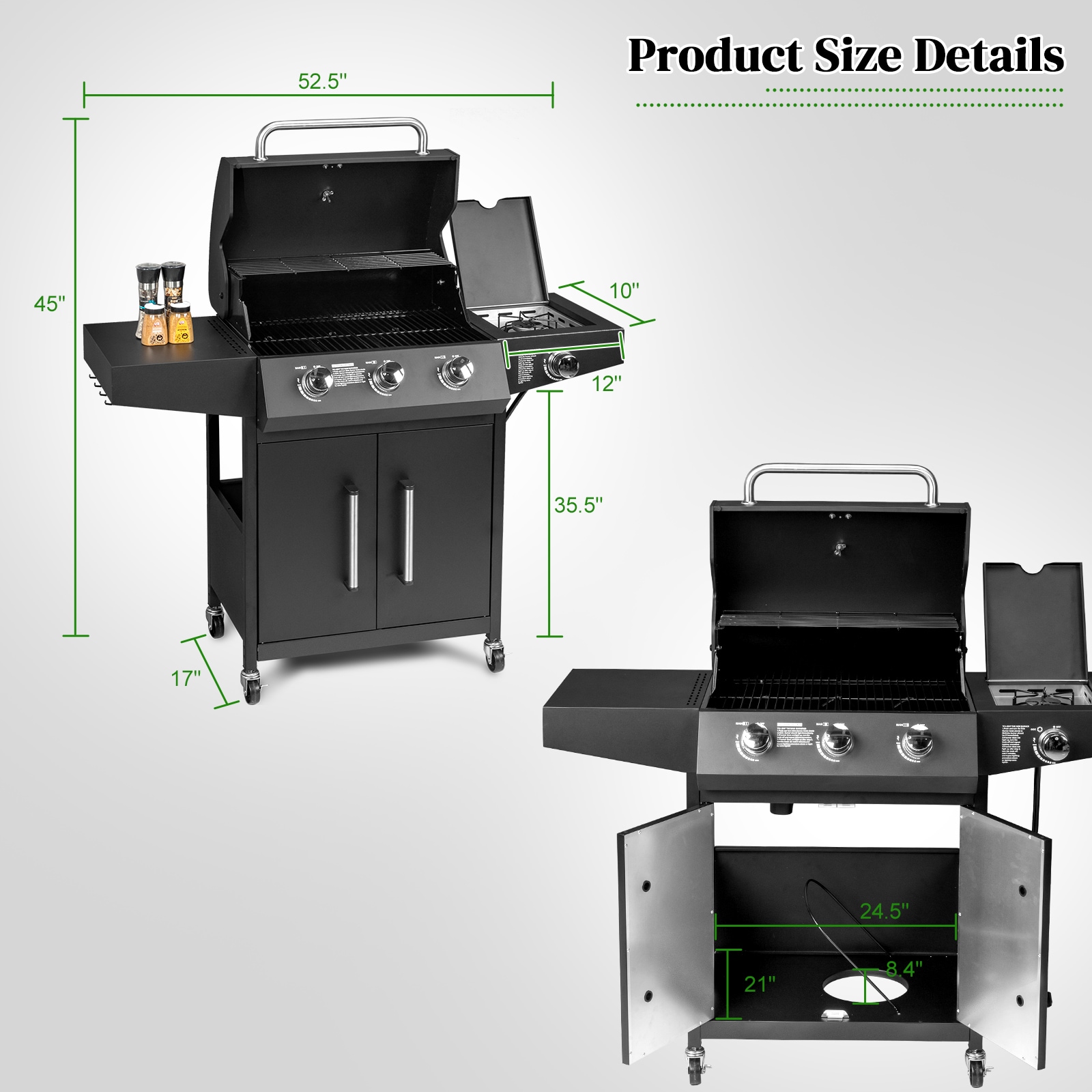 Winado LO1G57000761 Gas-Grill - View #5