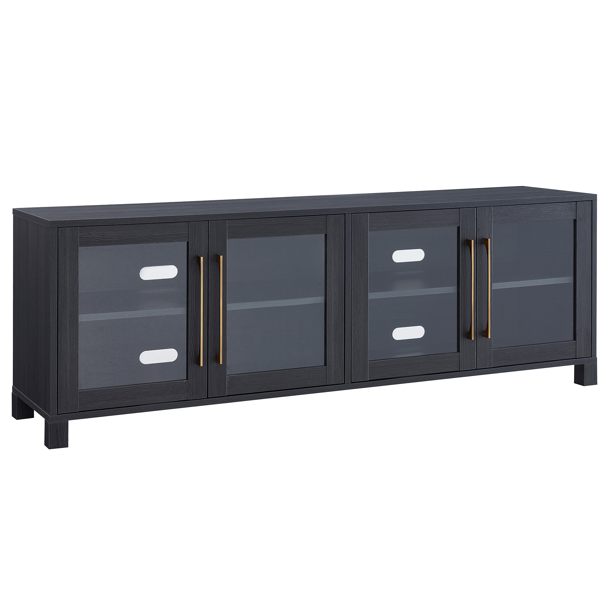 Hailey Home TV1032 Quincy Modern/Contemporary Charcoal Gray Tv Stand (Accommodates TVs more than 70-in)