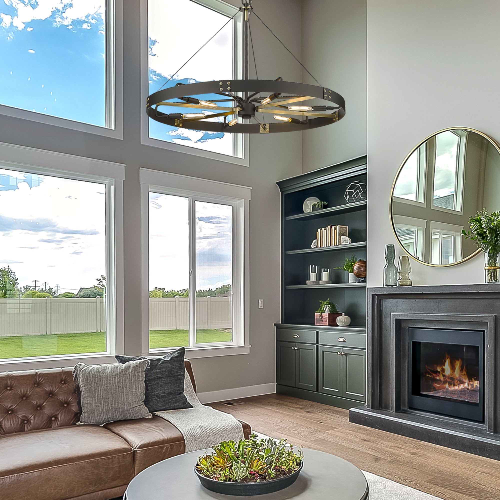 Golden Lighting 3866-L NB-AB Pendant-Lights - View #6