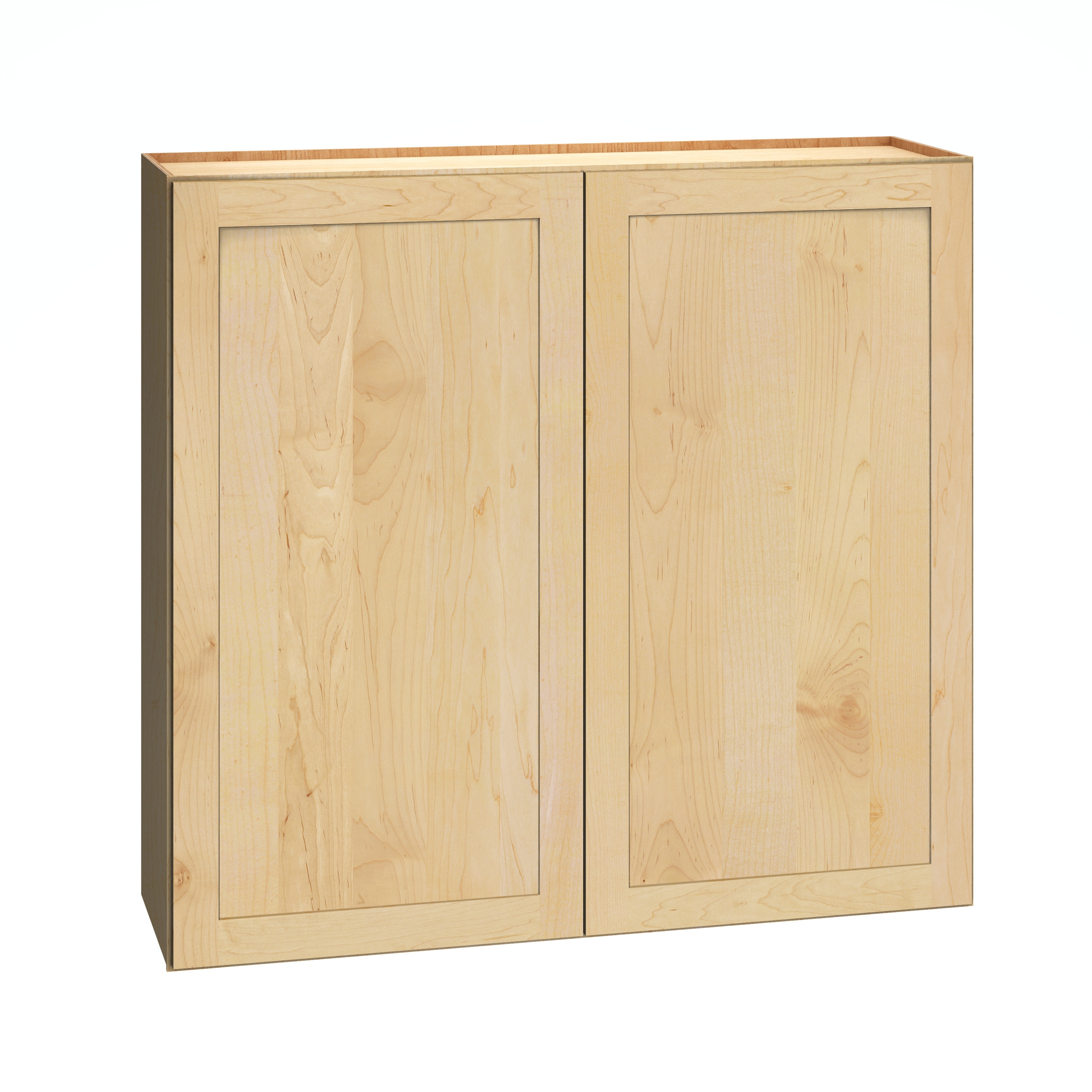 Diamond Express 62J-W4239 Jamestown 42-in W x 39-in H x 12-in D Natural Light Brown Wall Fully assembled Plywood Cabinet (Recessed Panel Shaker)