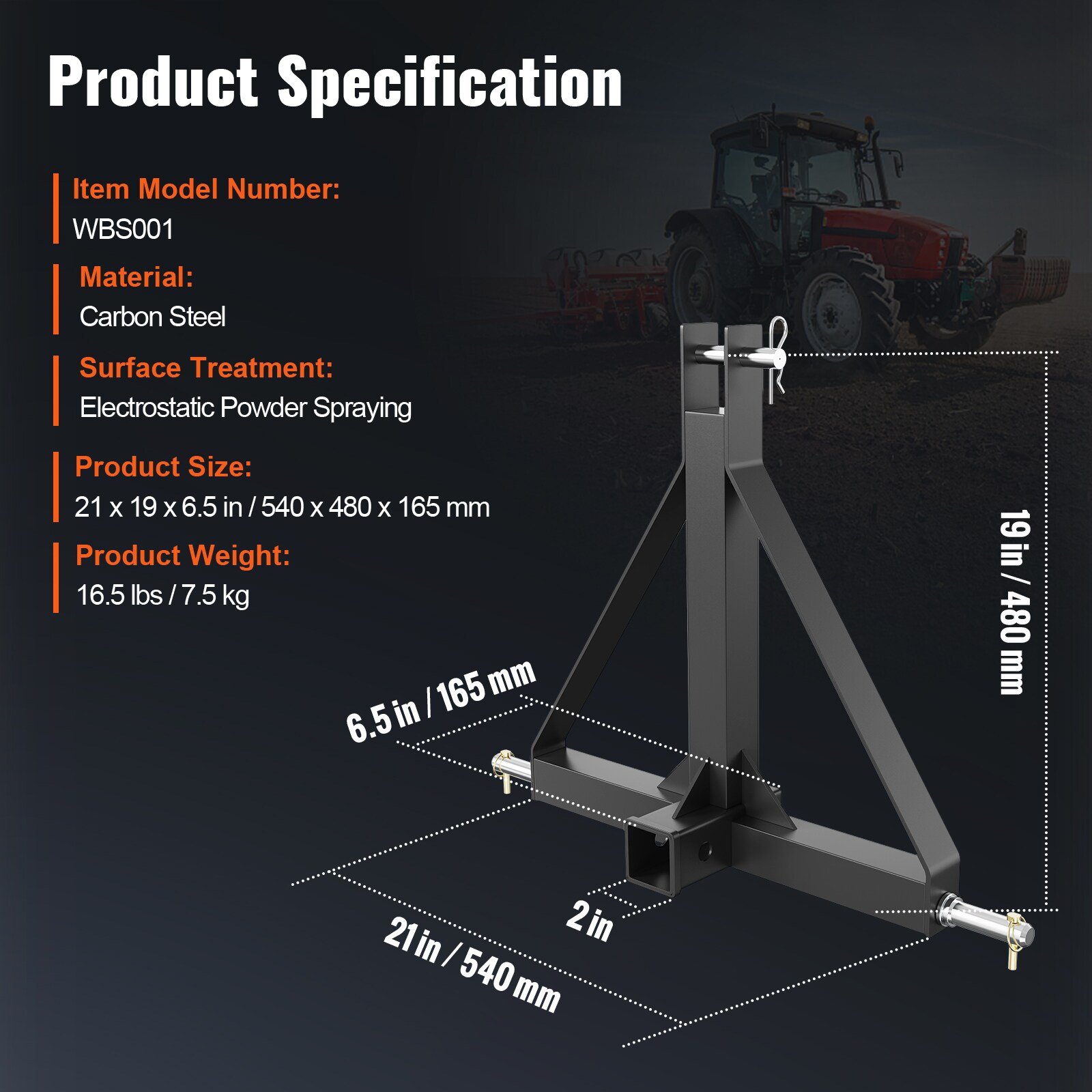 VEVOR SJXTJSJX000052VQVV0 Trailer-Towing-Accessories - View #8