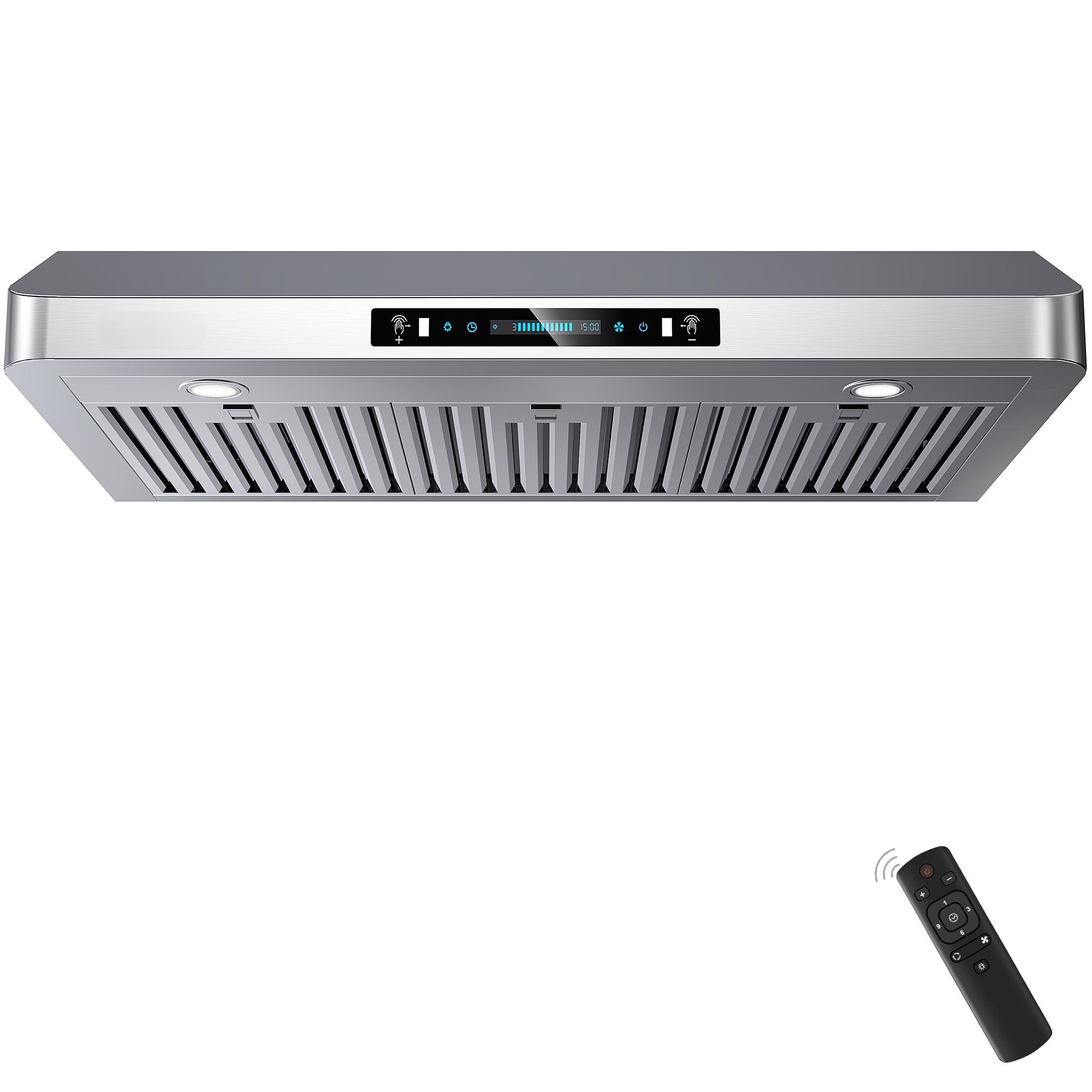 42-in 900-CFM Ducted Stainless Steel Under Cabinet Range Hoods Undercabinet Mount | - VIKIO UNC01SS42