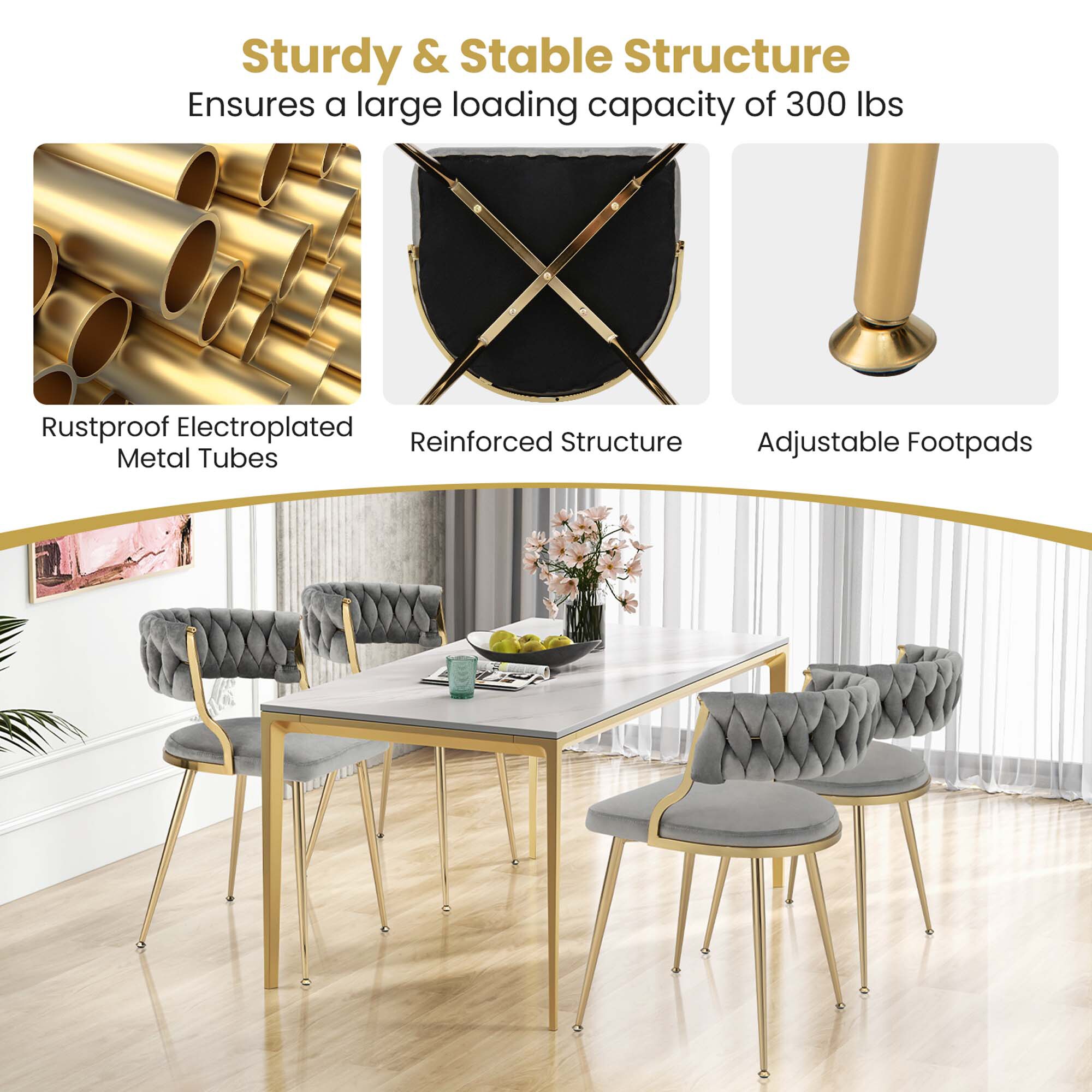 Goplus LWS00426 Dining-Chairs - View #7