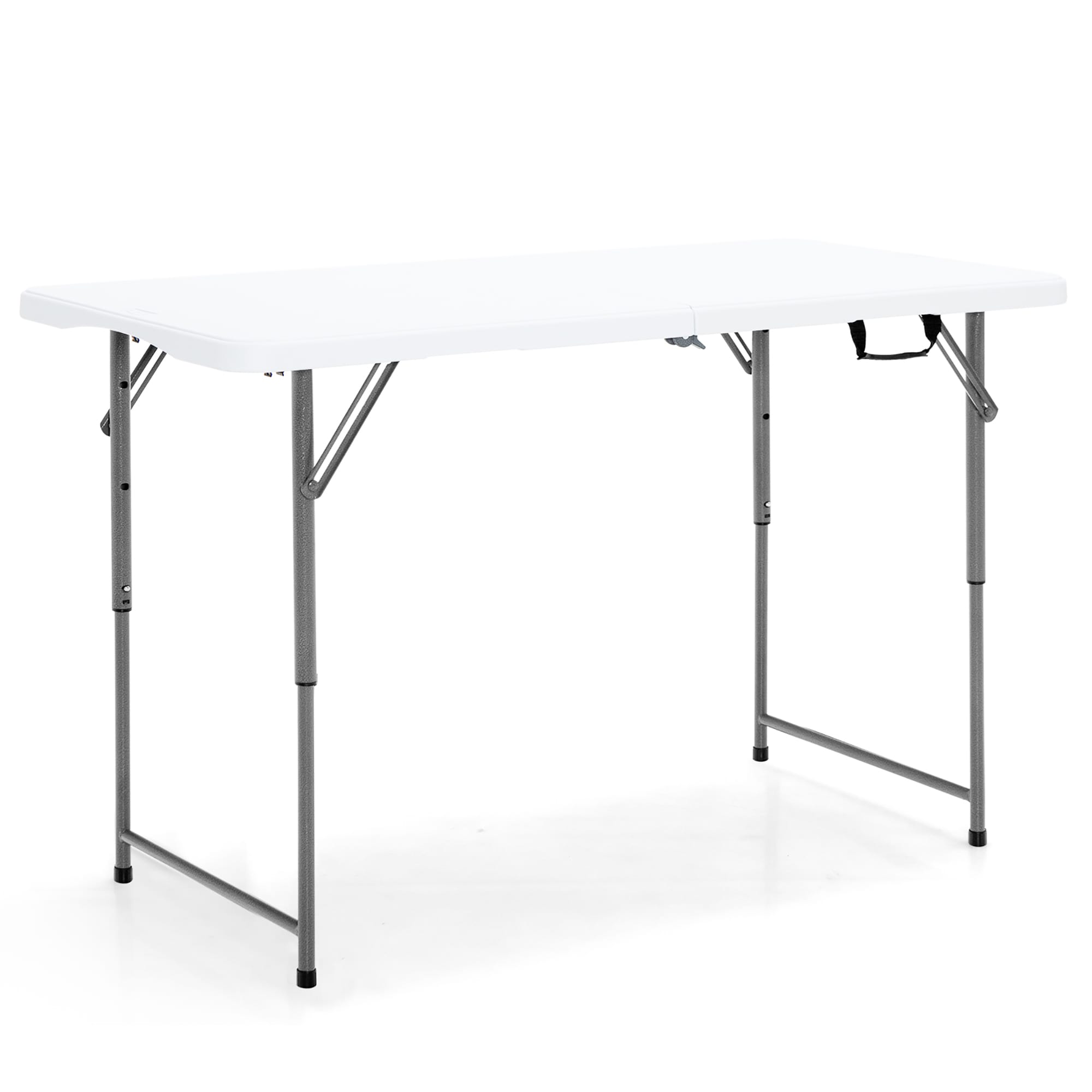  COSTWAY Folding Picnic Table, Portable 4ft Roll Up