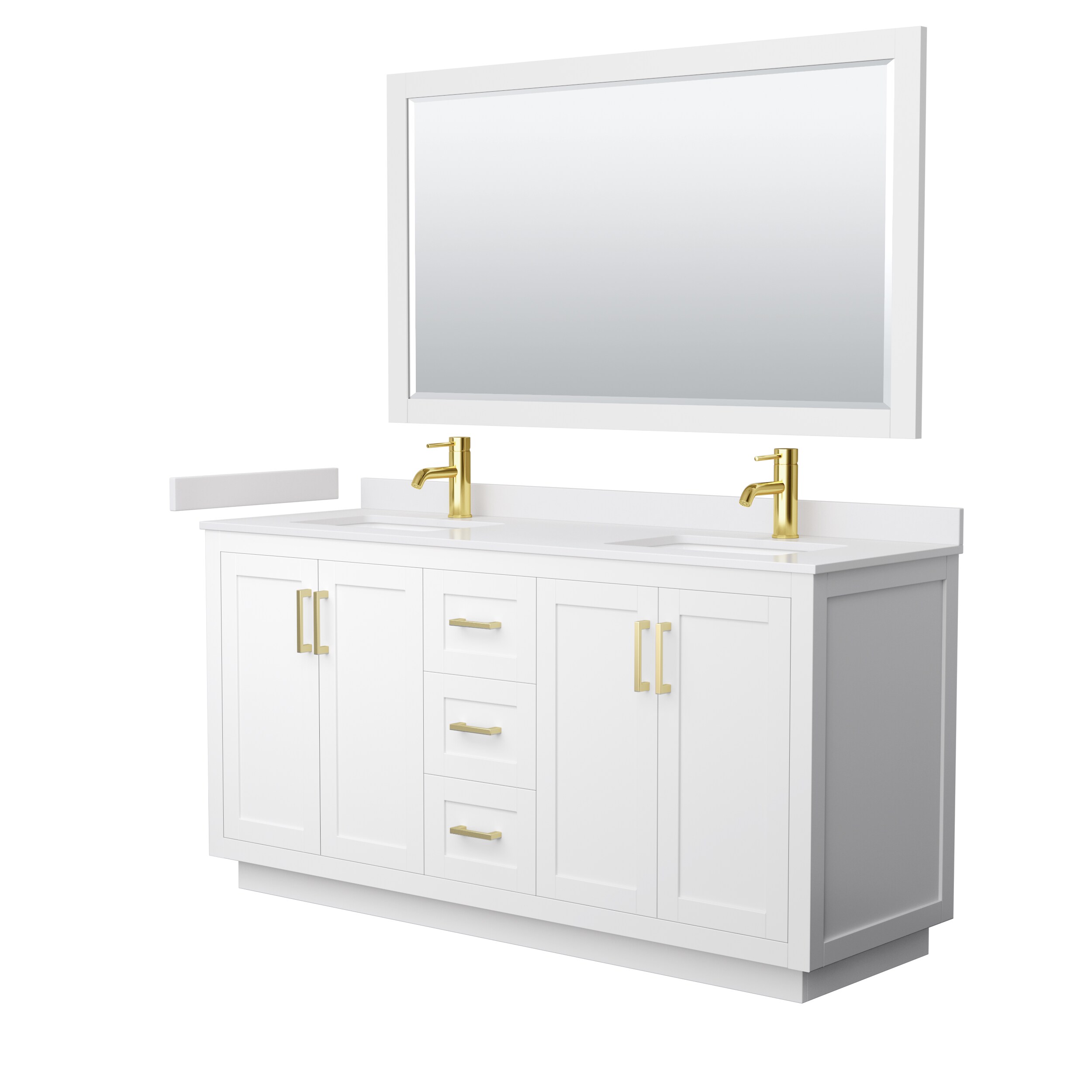 Wyndham Collection WCF292966DWGWCUNSM58 Bath-Vanity-Combo - View #2